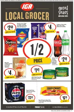Preview of GA Local Grocer NSW - valid from 20.05.2026 | Page: 1 | Products: Milk, Dairy, Oil, Tuna