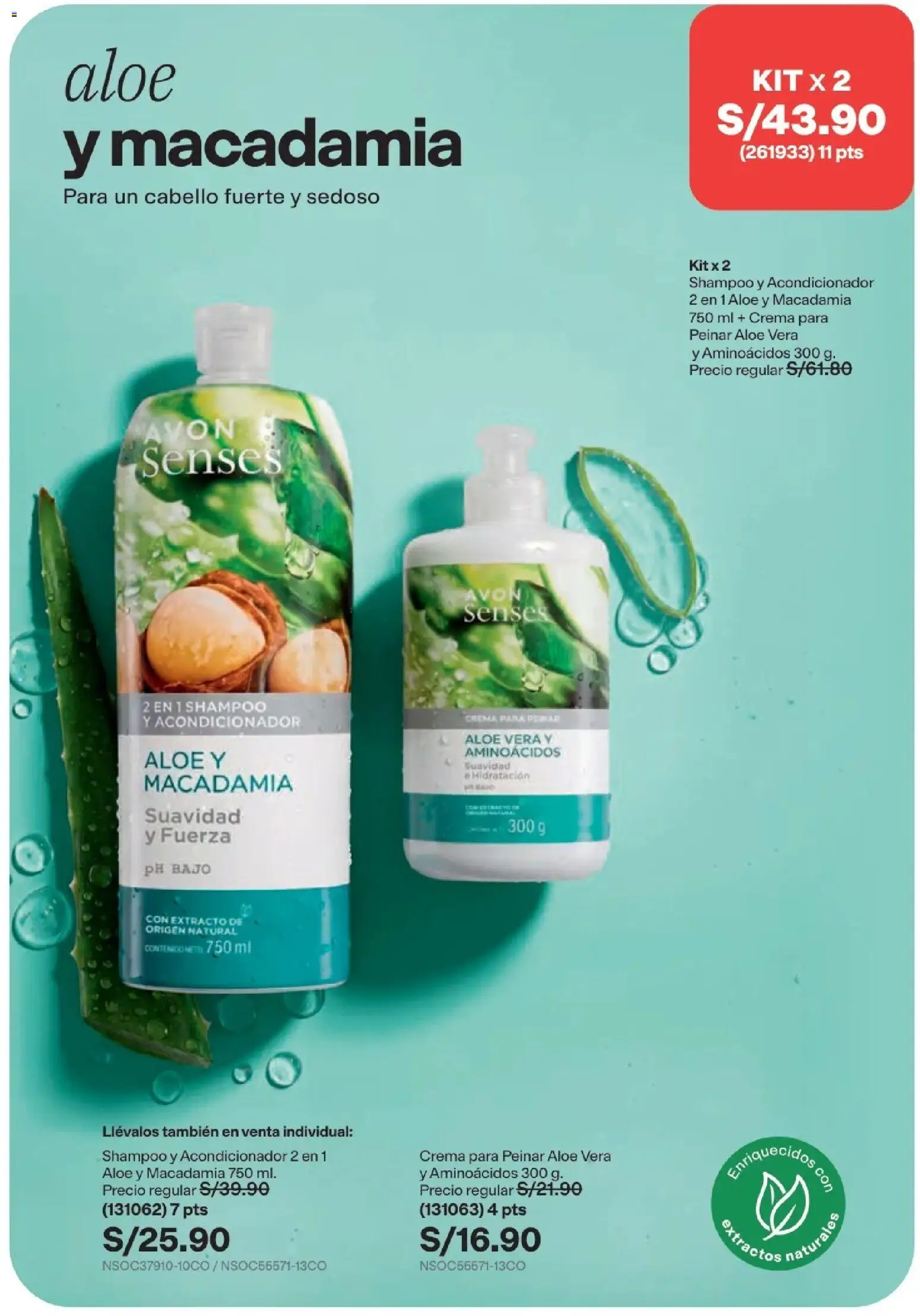 Catálogo Avon válido desde 22/07/2026 | Página: 172 | Productos: Acondicionador, Aloe vera, Crema, Bajo