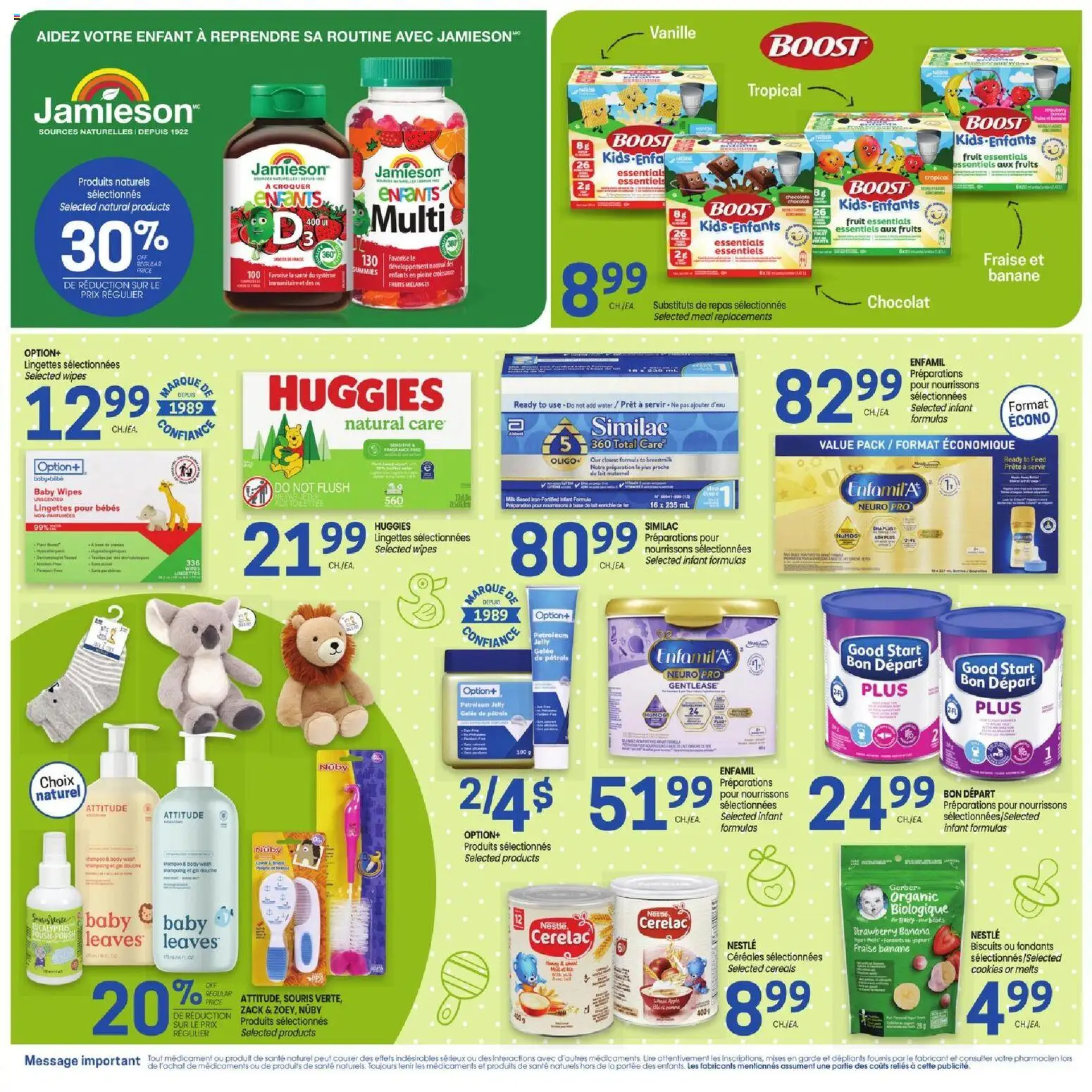 Uniprix flyer valid from Aug 6, 2026 | Page: 7 | Products: Rice, Cereals, Cookies, Chocolate