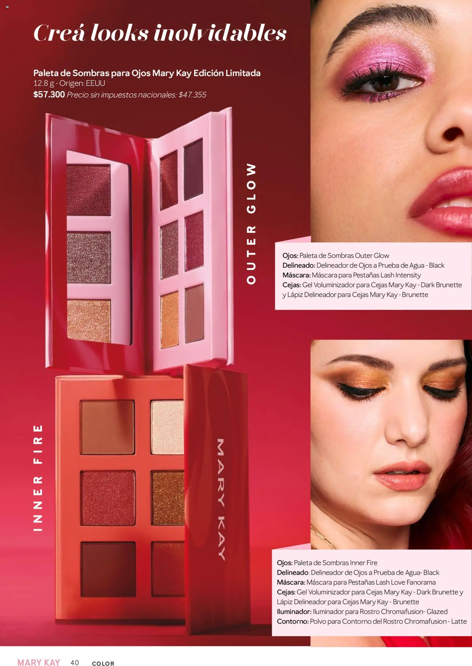 Mary Kay catálogo │ válido desde el 01/08/2026 | Página: 40 | Productos: Iluminador, Polvo, Máscara, Agua