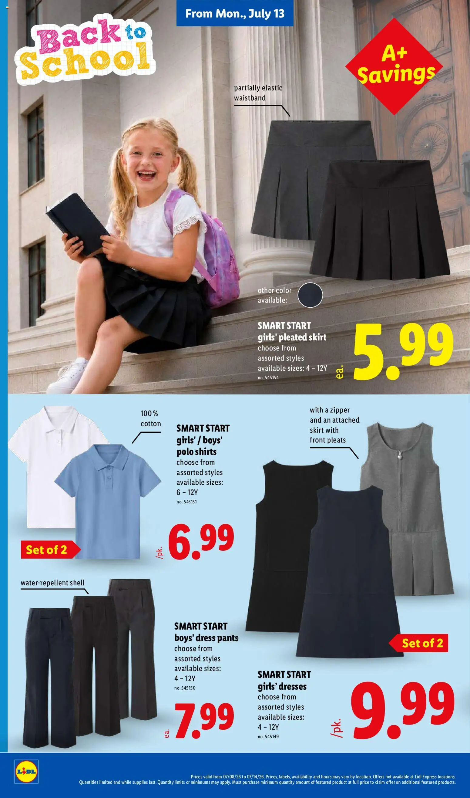 Lidl Weekly Ad - valid from 07/08/2026 | Page: 40 | Products: Pants, Dress