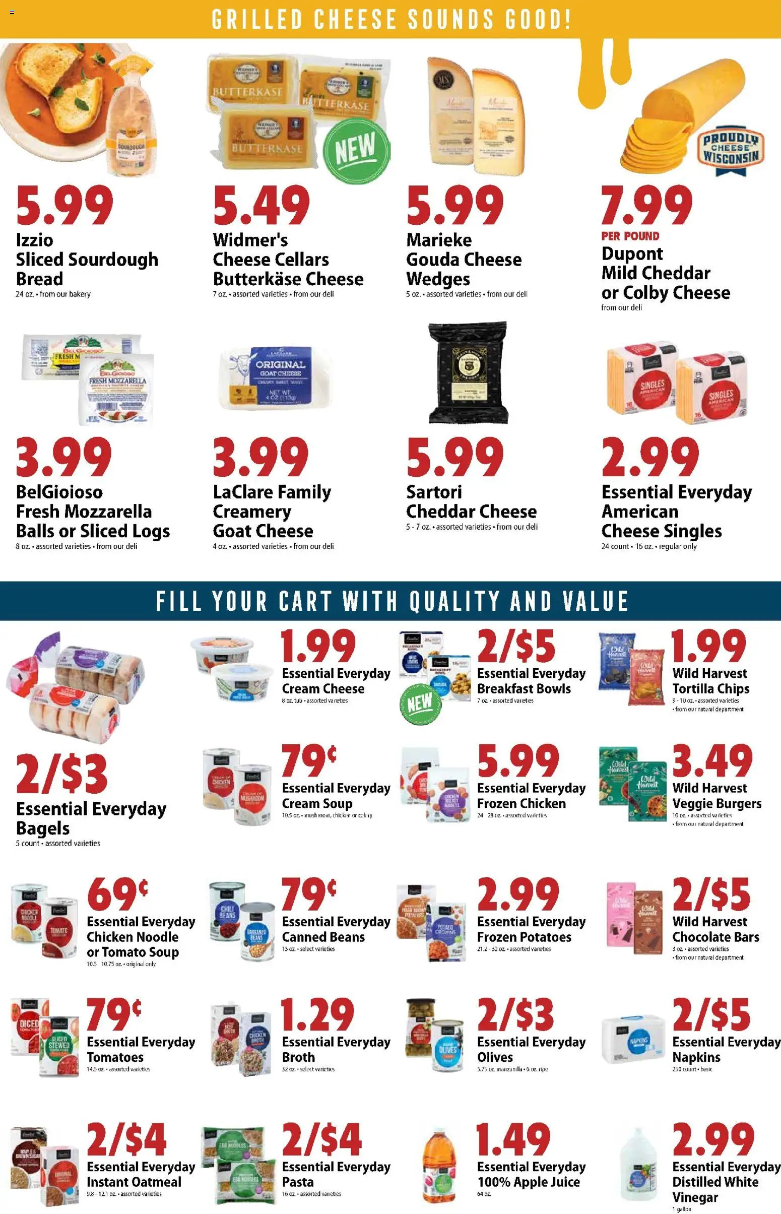 Festival Foods Weekly Ad - valid from 09/02/2026 | Page: 7 | Products: Cream cheese, Chocolate, Cream, Tortilla chips