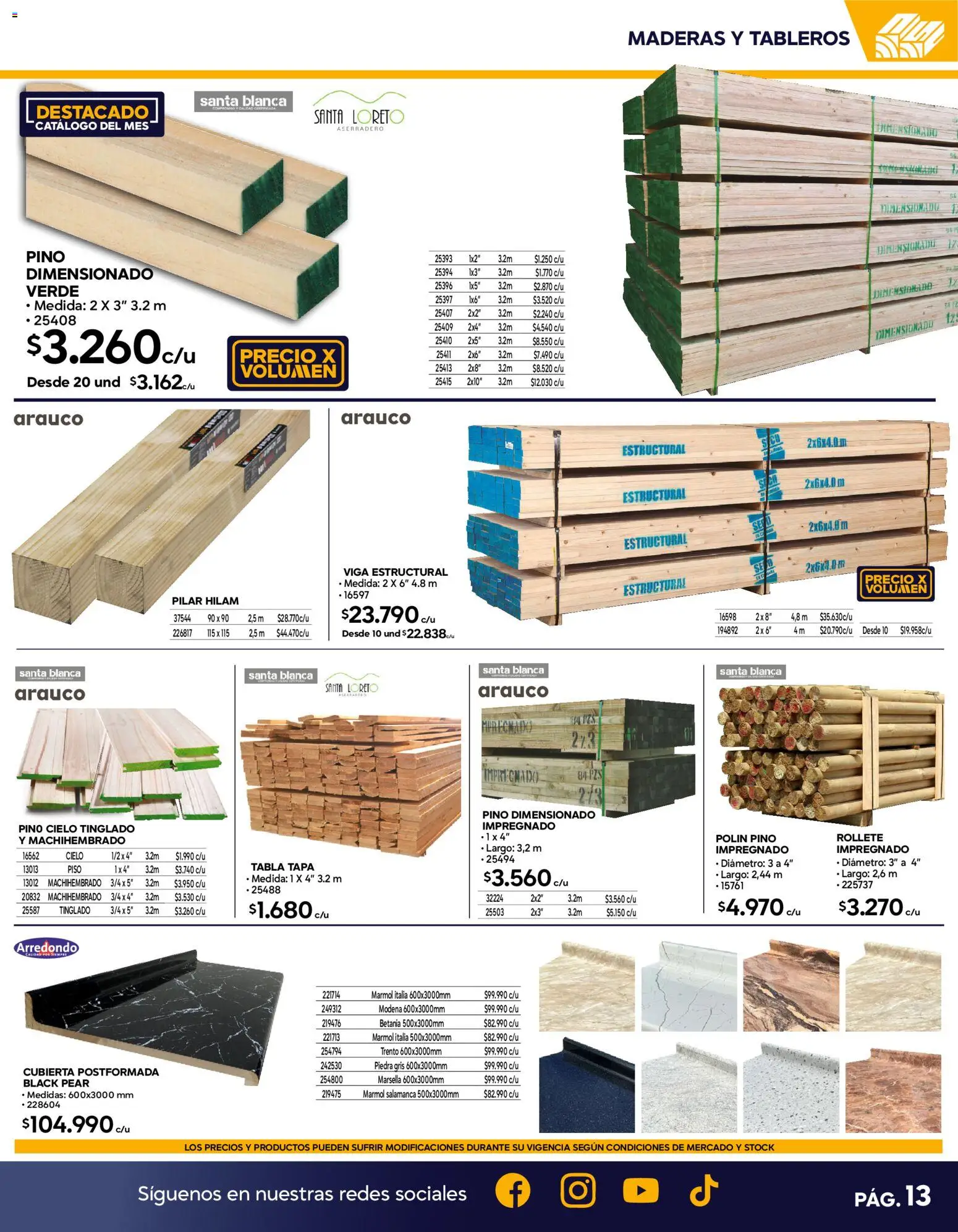 Construmart Ofertas │ válido desde el 01.06.2026 | Página: 13 | Productos: Cubierta, Viga