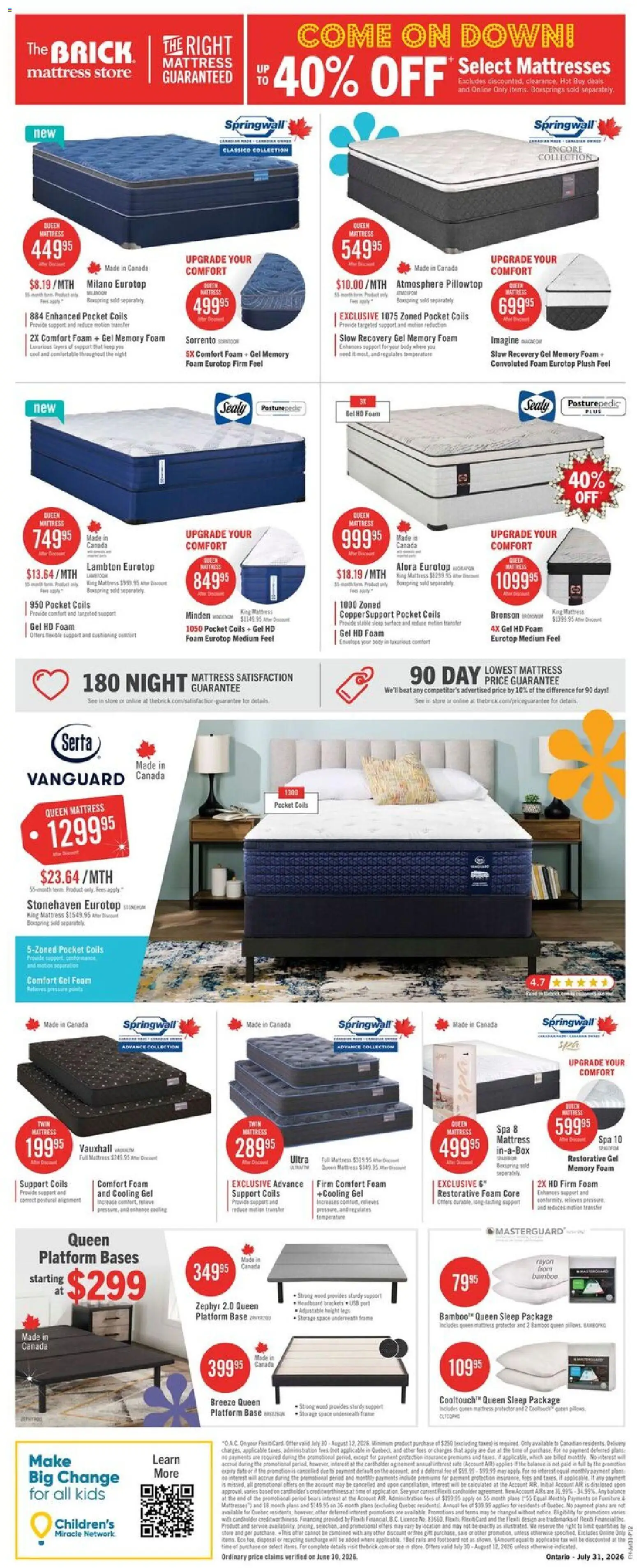 The Brick flyer valid from Jul 30, 2026 | Page: 15