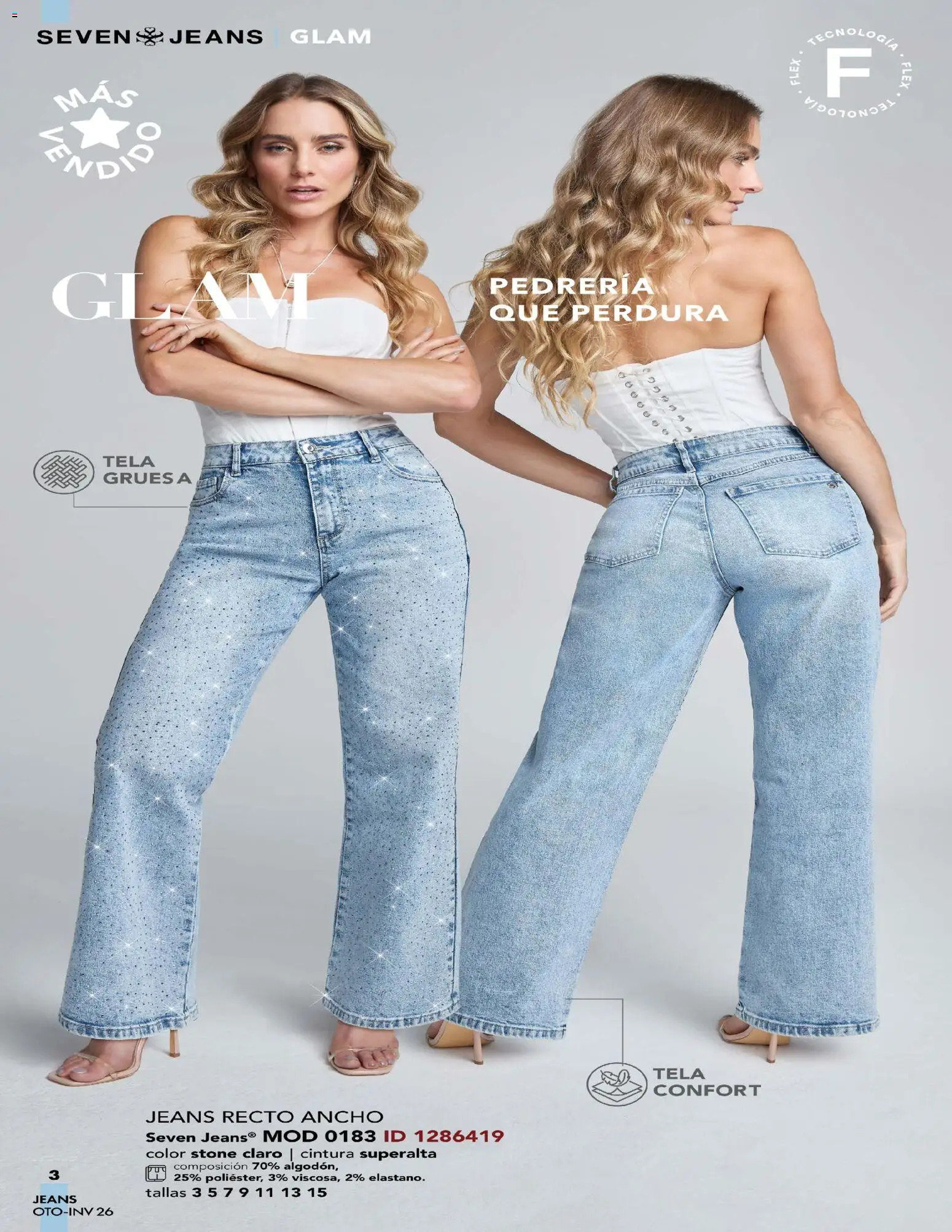 Nuevas ofertas de Price Shoes válidas en toda la República Mexicana desde el 03/08/2026. ¡Encuentra las mejores ofertas en Price Shoes catálogo Seven Jeans! | Página: 3