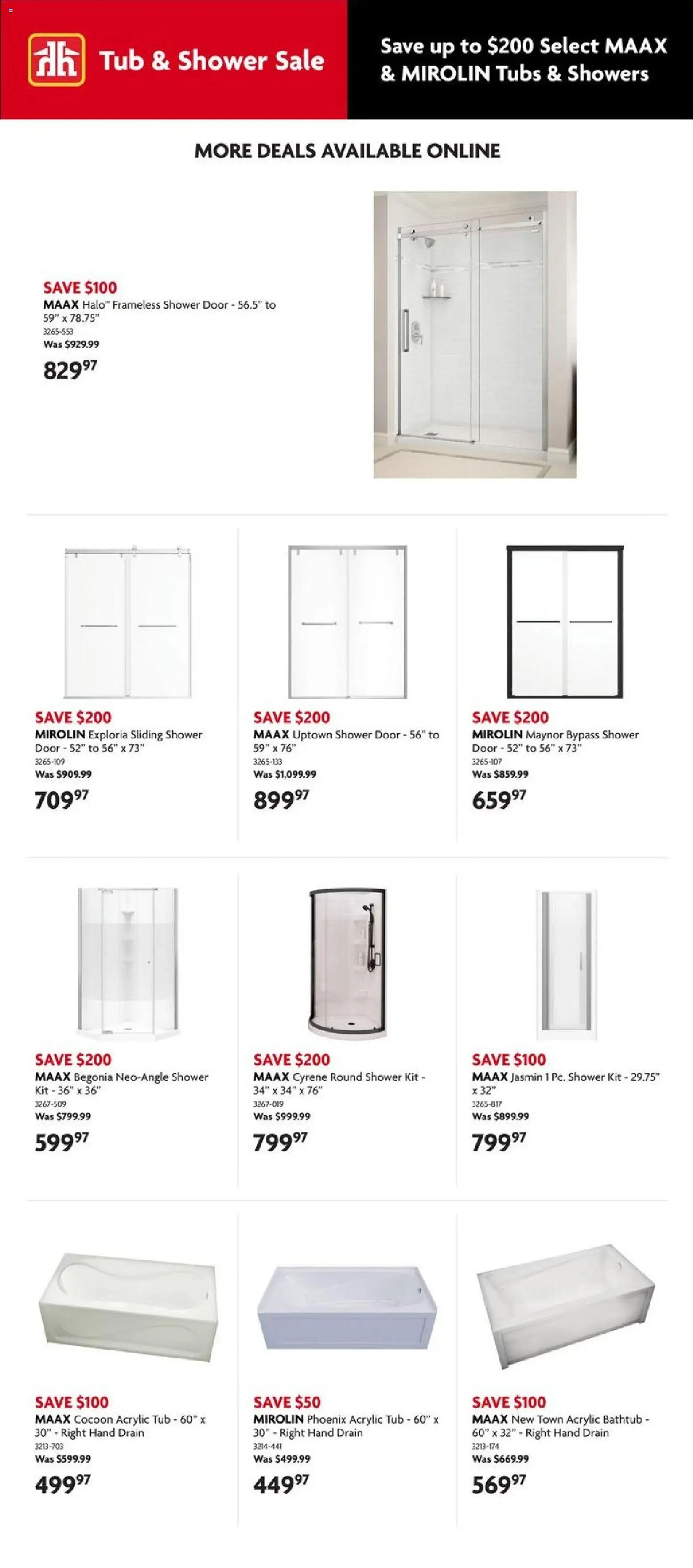 Home Hardware flyer valid from 11.06.2026 | Page: 3 | Products: Shower