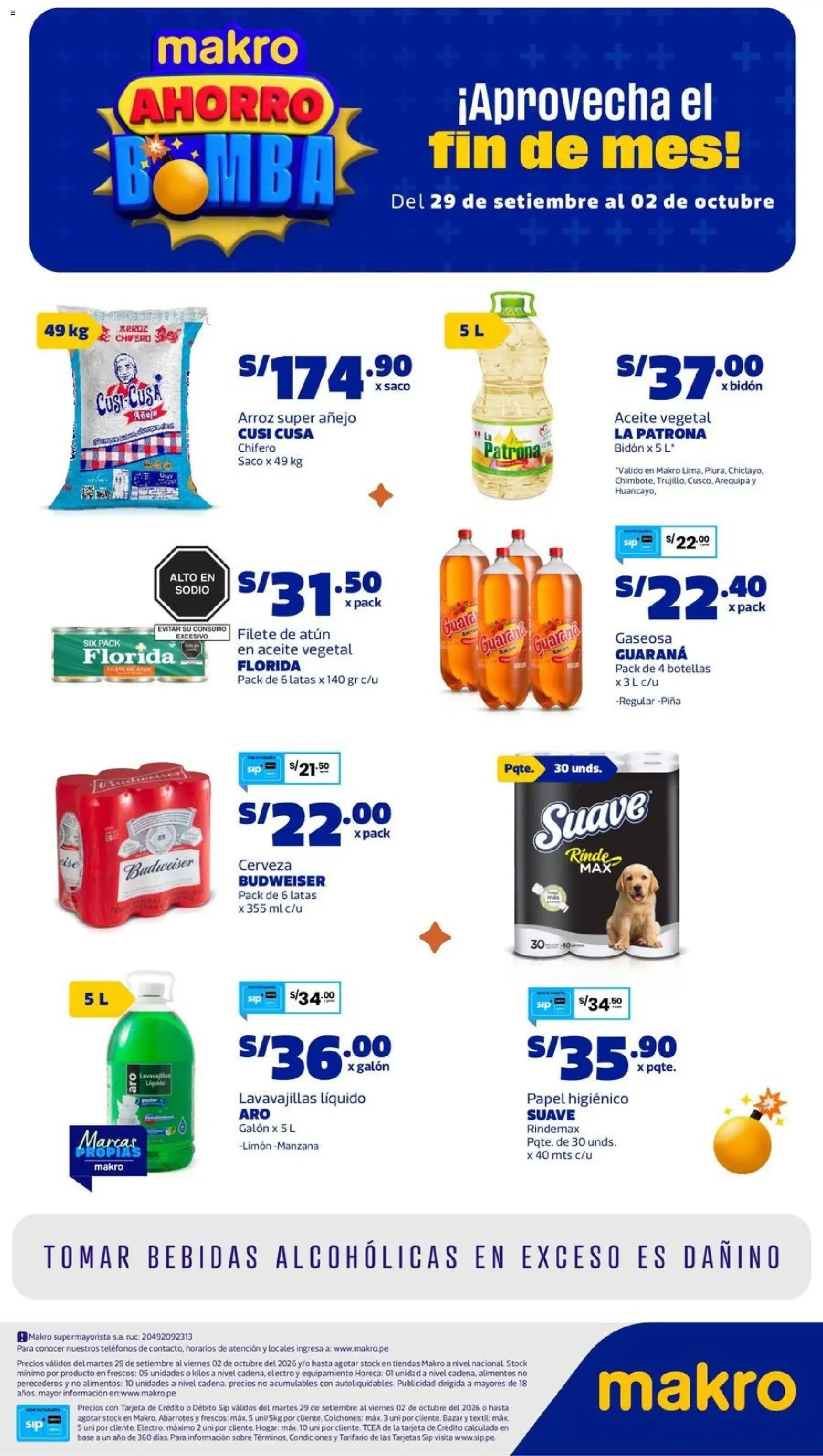 Catálogo Makro válido desde 29/09/2026 | Página: 1