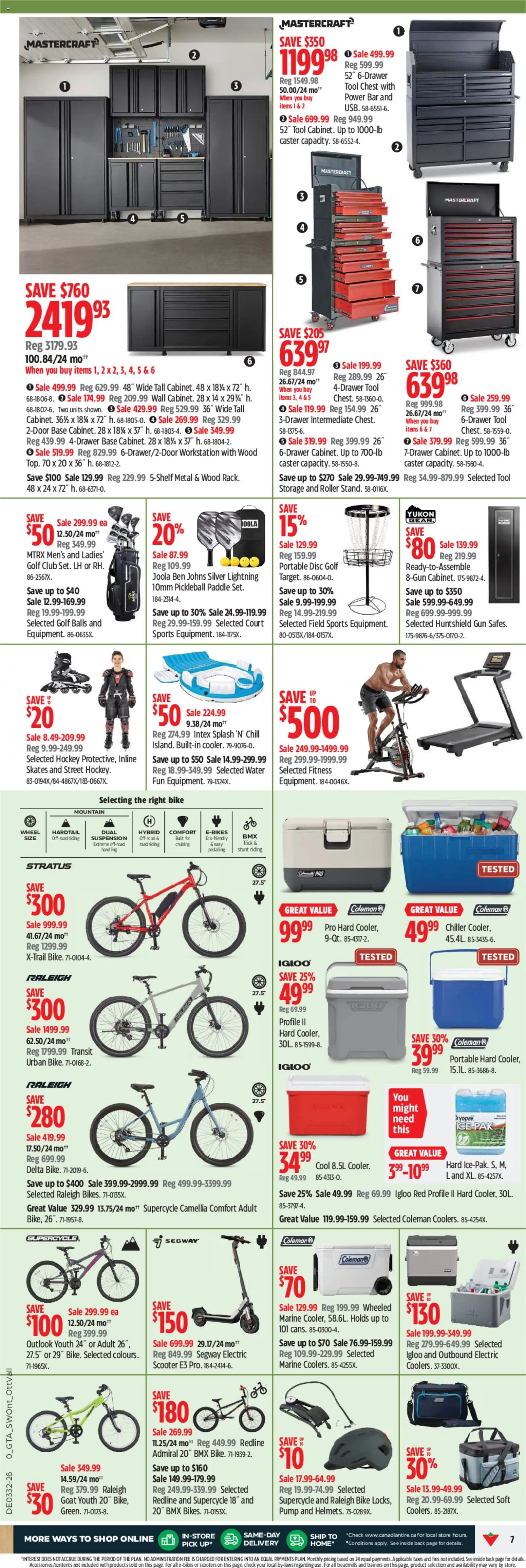 Canadian Tire flyer valid from Aug 6, 2026 | Page: 7