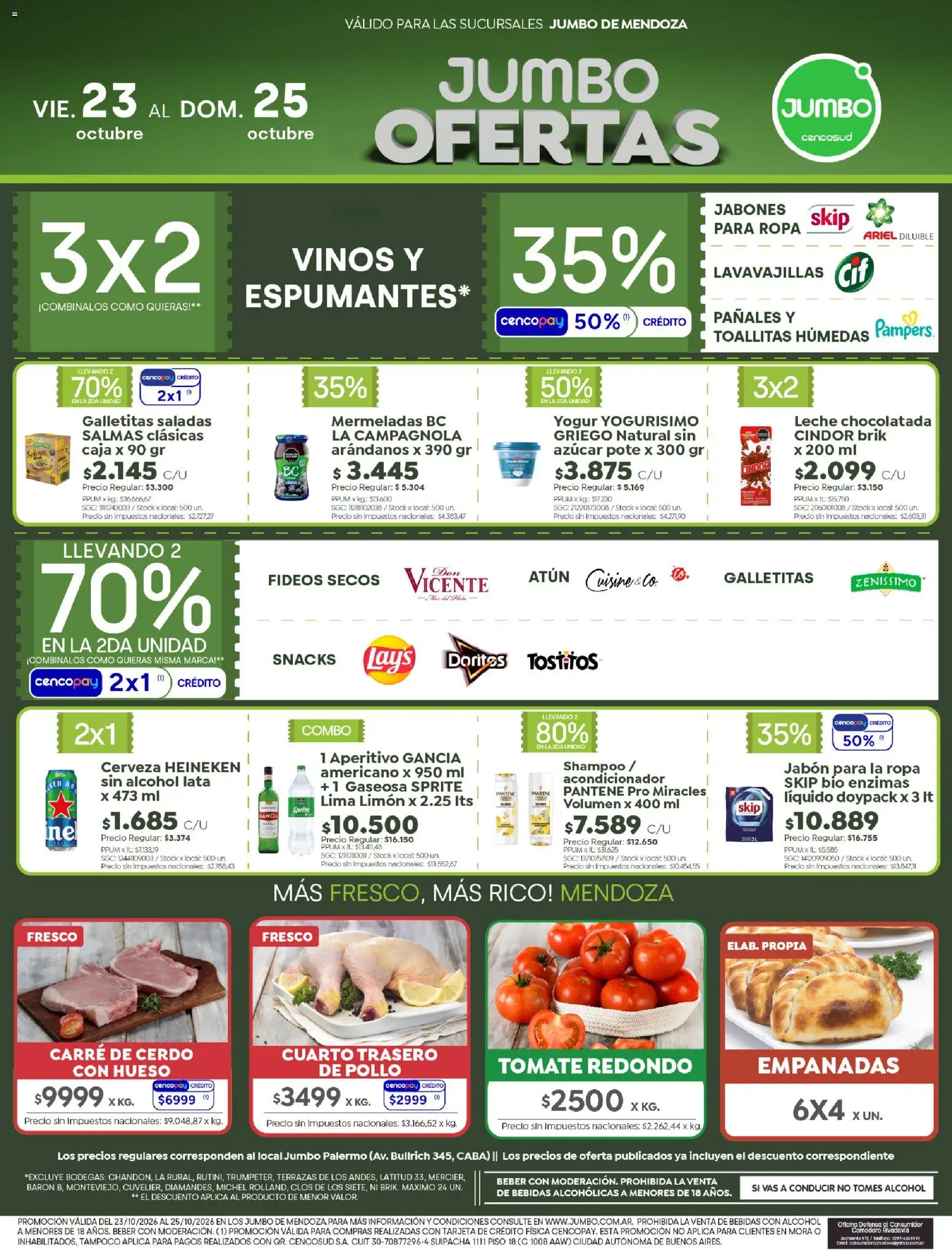 Jumbo - Ofertas | Mendoza │ válido desde el 23/10/2026 | Página: 1
