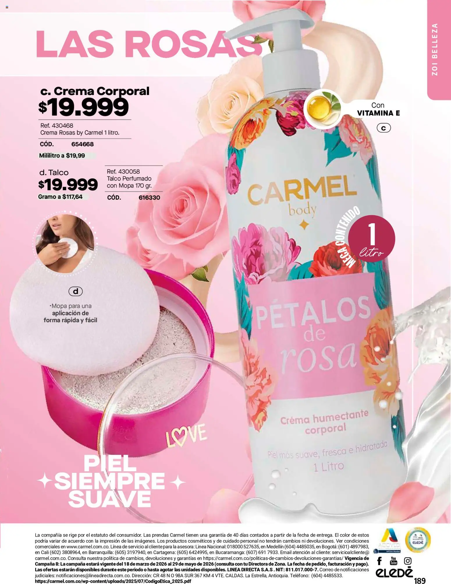 Carmel revista - valida desde el 01.06.2026 | Página: 190