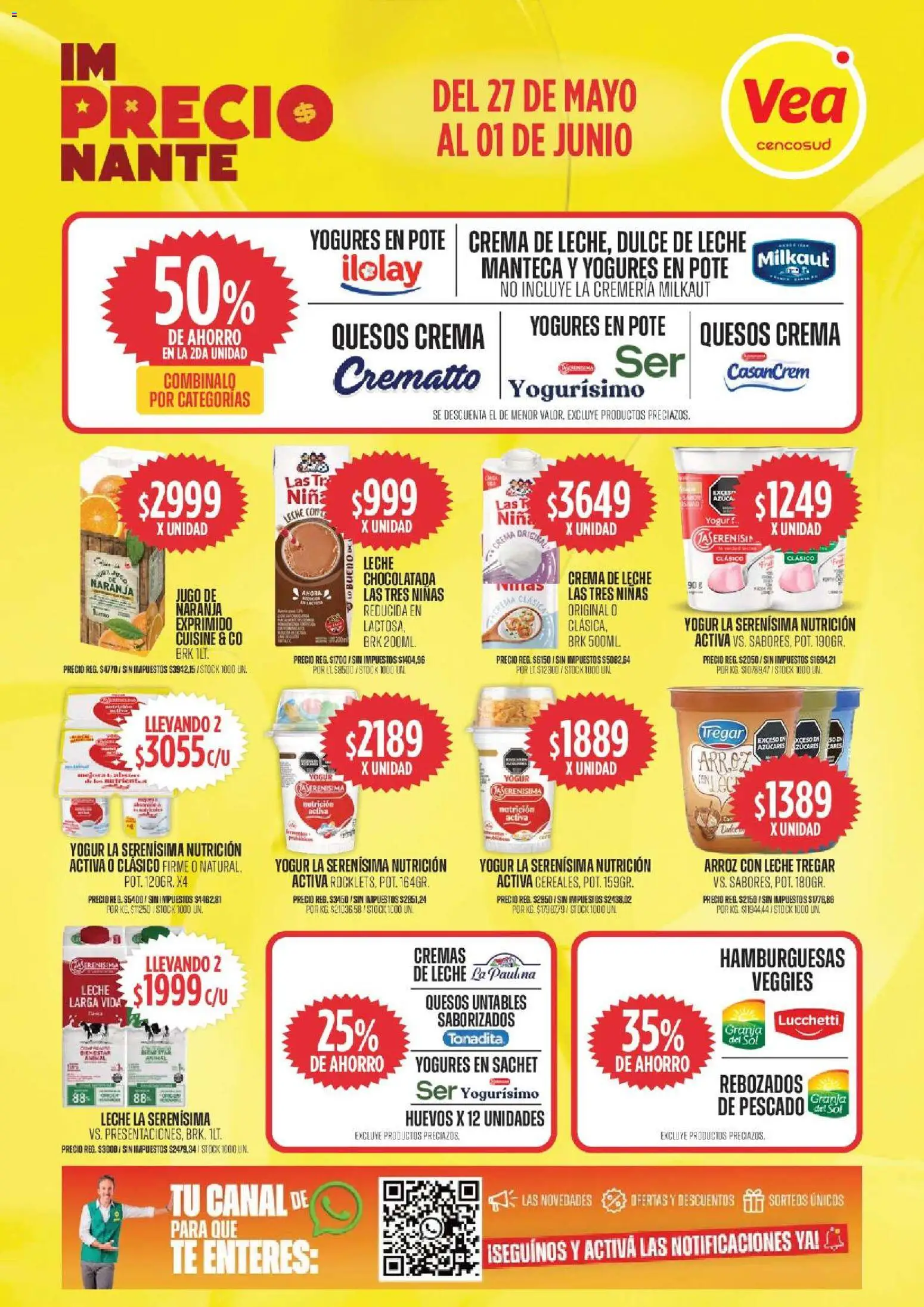 Vea ofertas │ válido desde el 27.05.2026 | Página: 6 | Productos: Pescado, Dulce de leche, Manteca, Huevos
