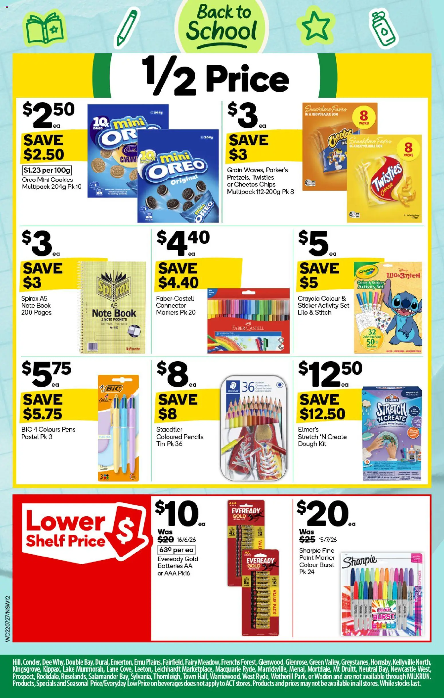 Woolworths catalogue - valid from 22/07/2026 | Page: 12 | Products: Shelf, Chips, Batteries, Connector