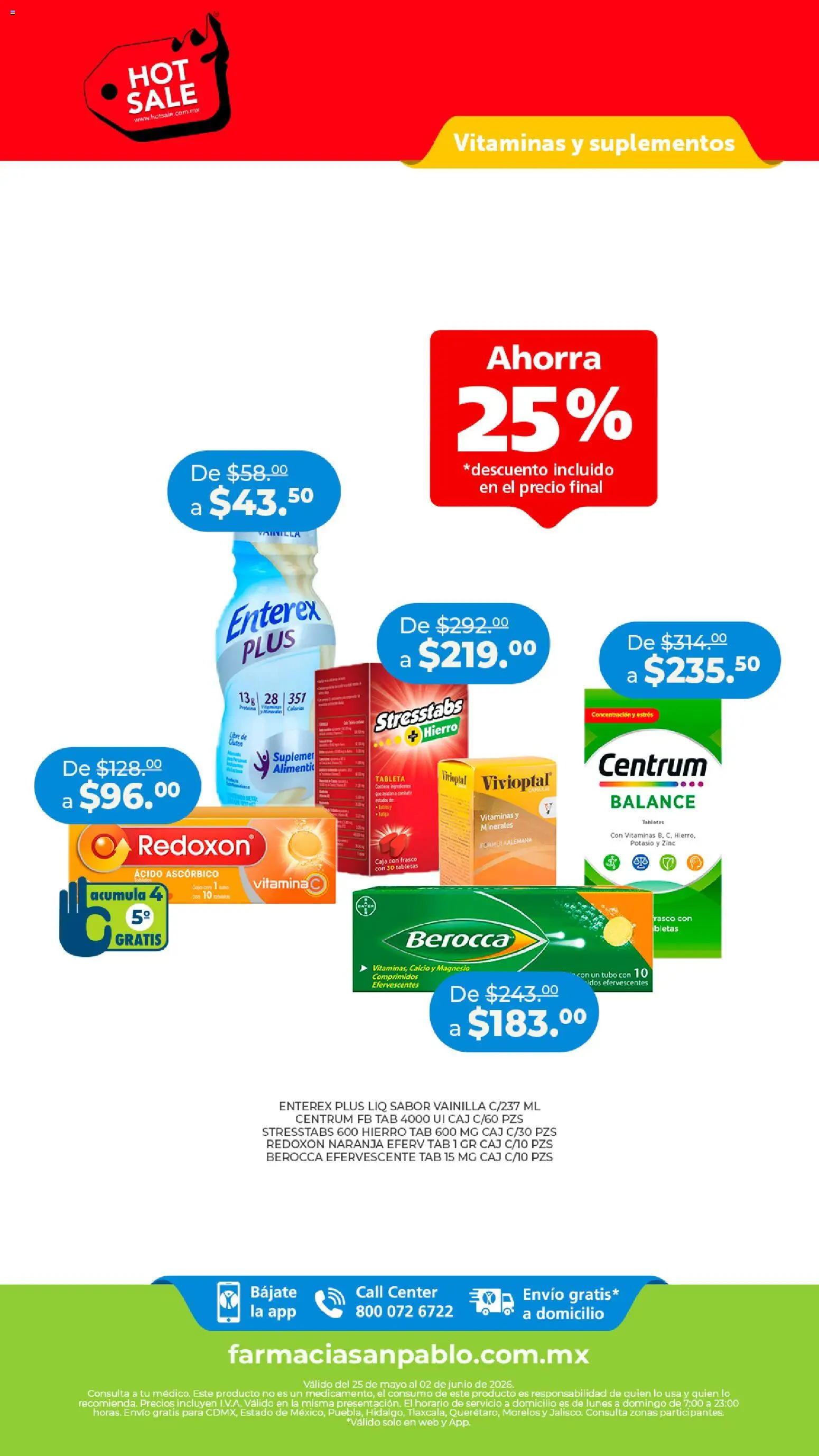¡El último » catálogo de Farmacia San Pablo para Junio « está aquí! Descubre las SUPER OFERTAS. | México