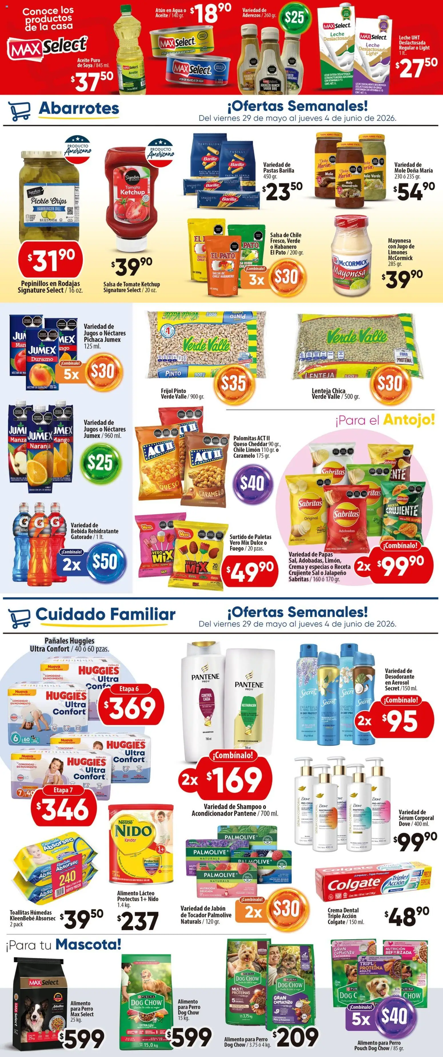 Nuevas ofertas de Calimax válidas en toda la República Mexicana desde el 29.05.2026. ¡Encuentra las mejores ofertas en Calimax folleto Mexicali y SLRC! | Página: 3 | Productos: Mayonesa, Serum, Mango, Pañales
