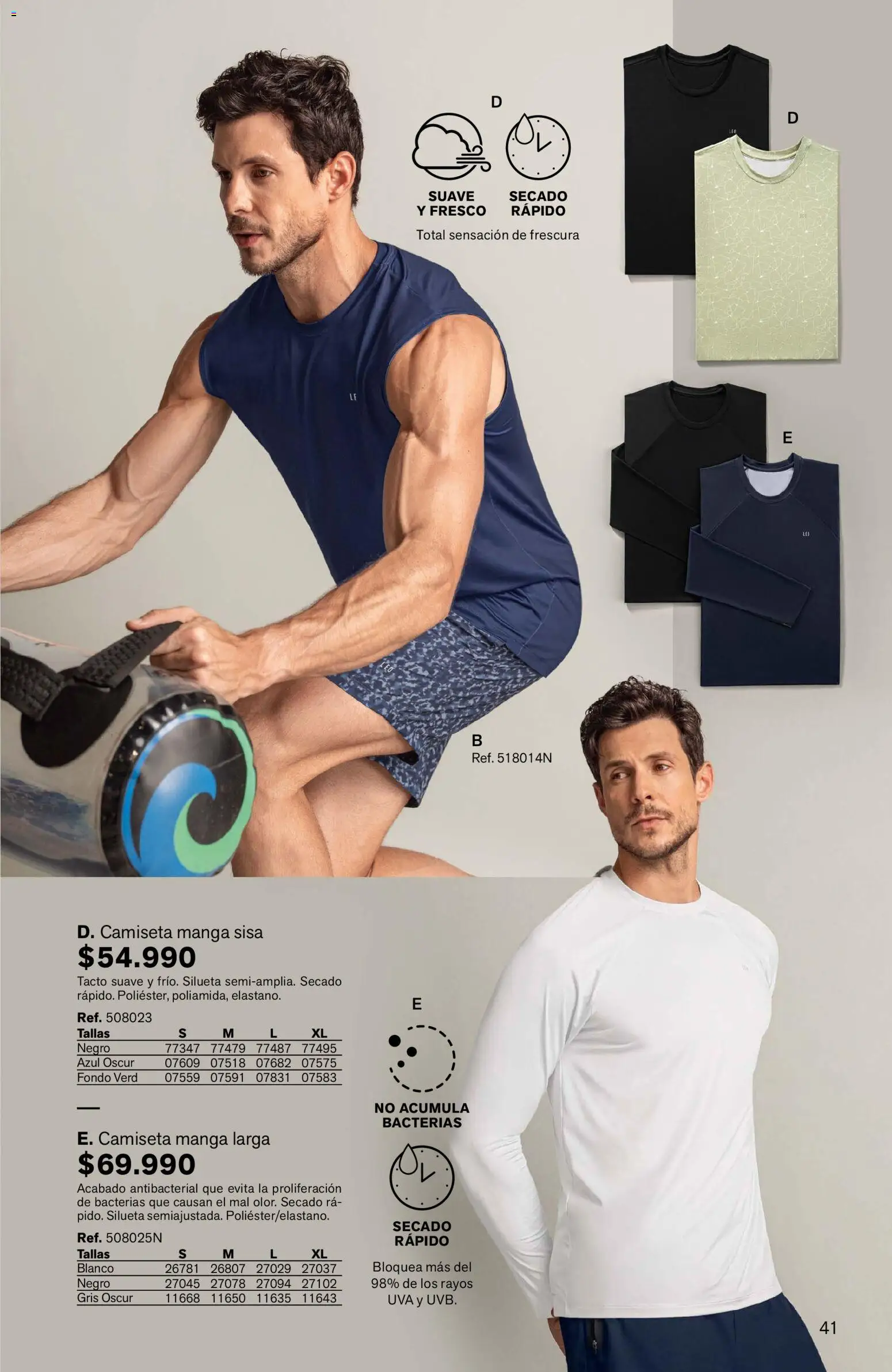 Leonisa revista - valida desde el 04.06.2026 | Página: 41 | Productos: Camiseta, Camiseta manga sisa, Uva