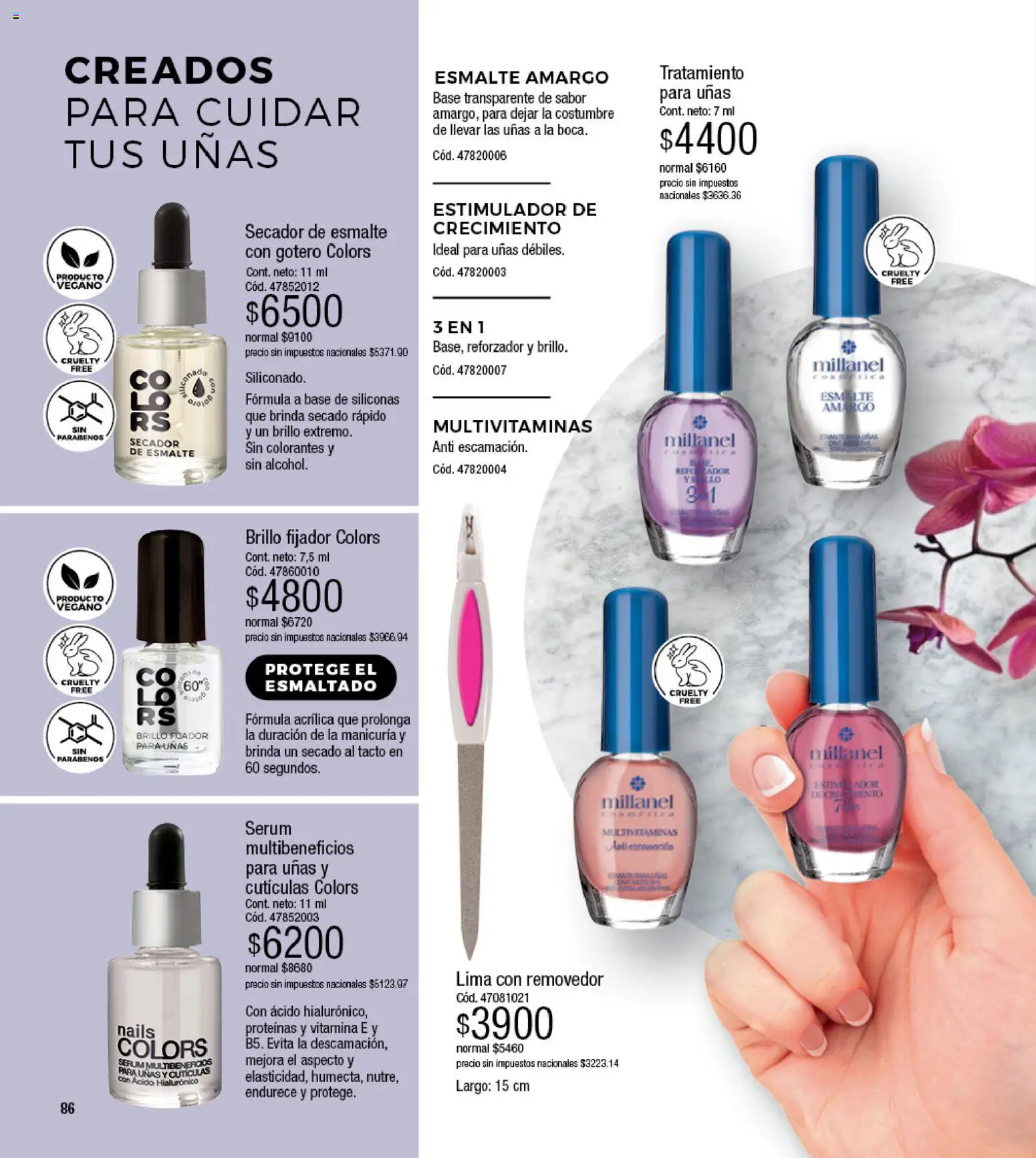 Millanel catálogo │ válido desde el 19/10/2026 | Página: 86