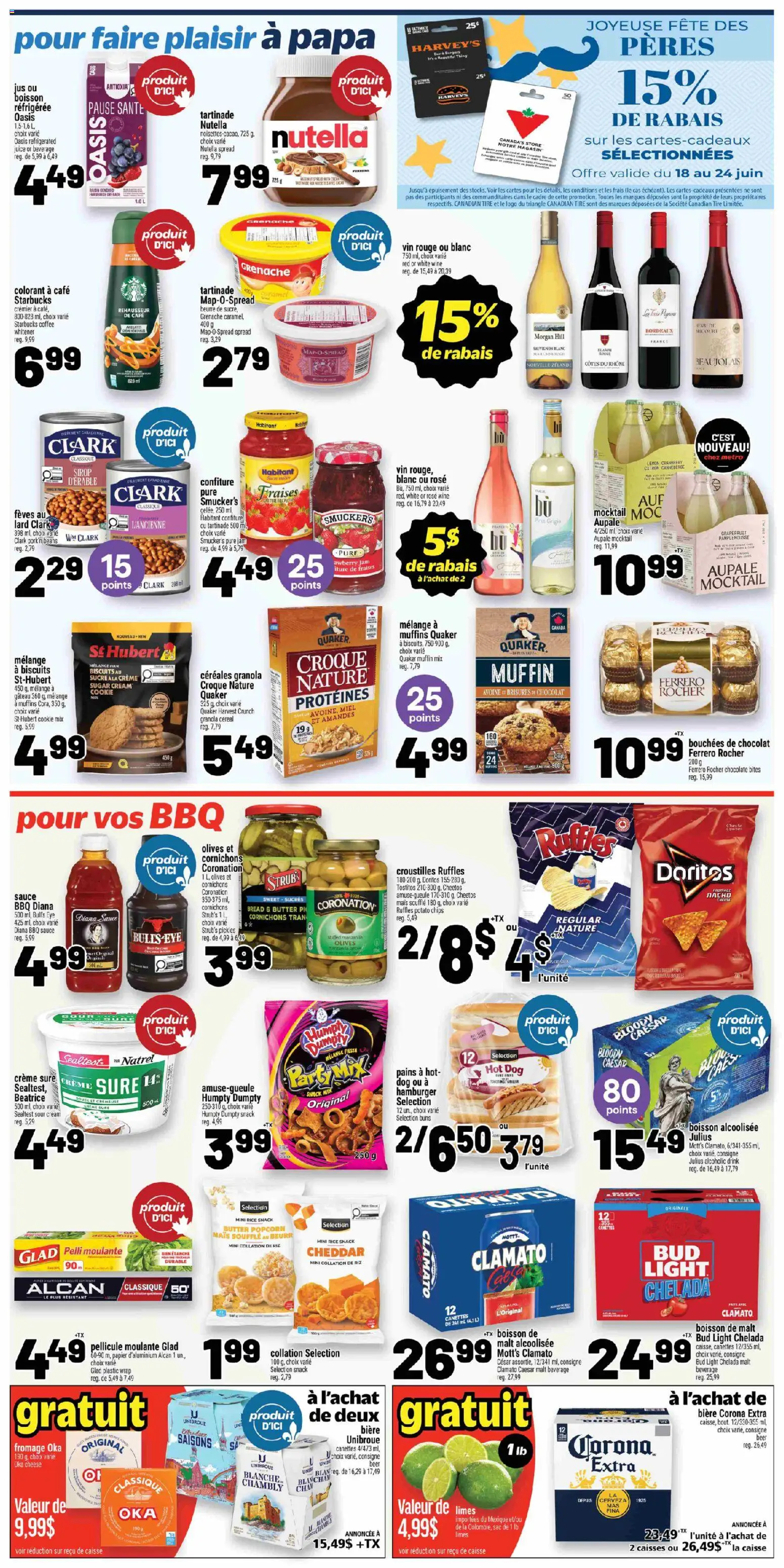 Metro flyer valid from 18.06.2026 | Page: 17 | Products: Sour cream, Chocolate, Juice, Wine