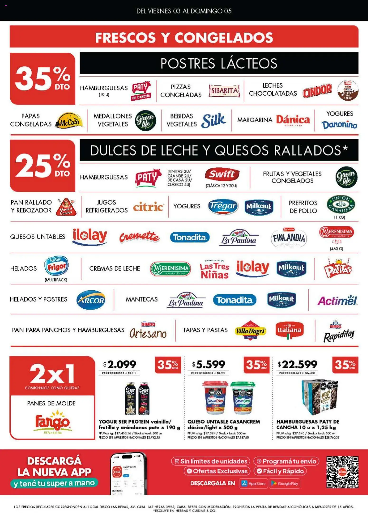 Disco - Córdoba │ válido desde el 03/07/2026 | Página: 4 | Productos: Cocina, Queso, Yogur, Pan