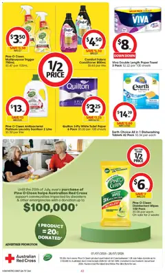 Preview of Coles catalogue - valid from 08/07/2026 | Page: 43 | Products: Toilet, Lemon, Lime, Multipurpose