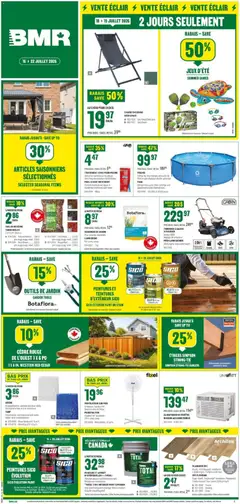 Preview of BMR weekly flyer / circulaire from shop BMR valid from Jul 16, 2026