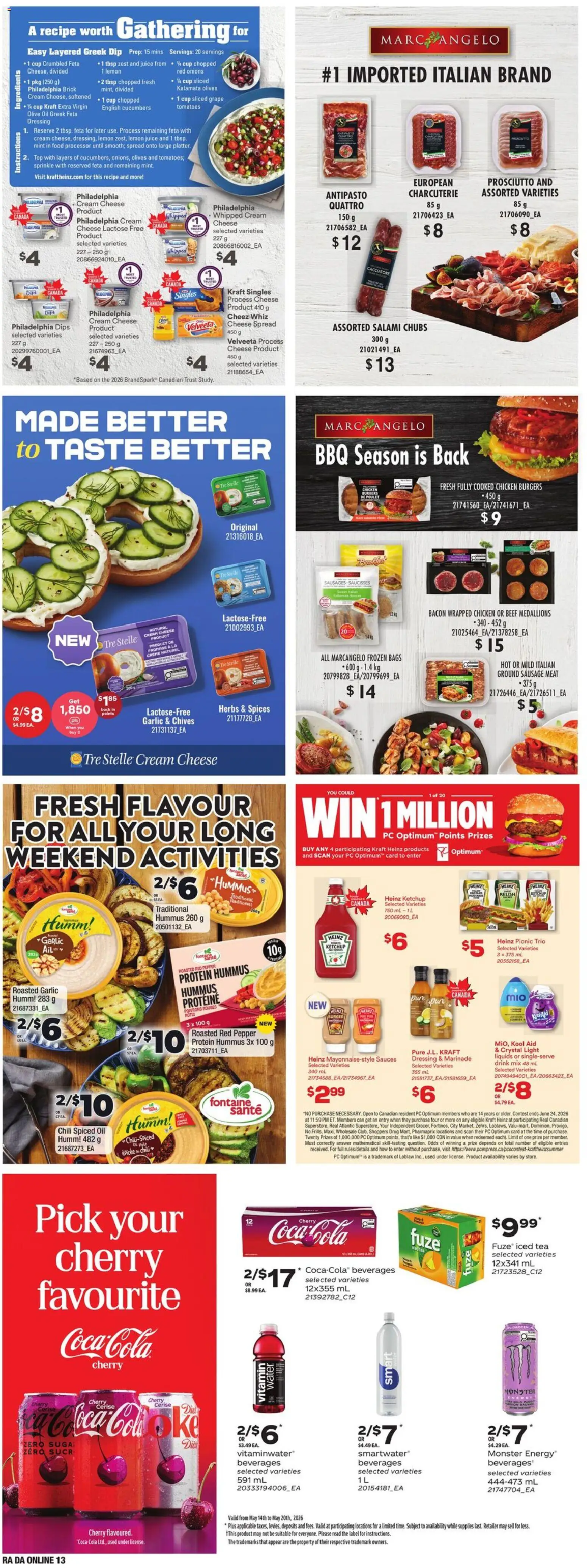 Atlantic Superstore flyer valid from 14.05.2026 | Page: 33 | Products: Tea, Beef, Oil, Chicken