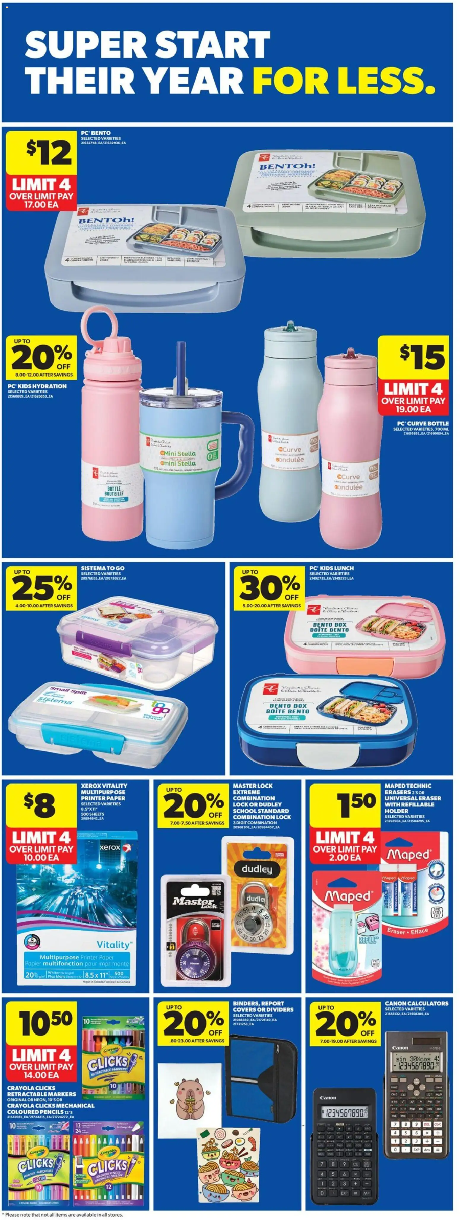 Real Canadian Superstore flyer valid from Jul 9, 2026 | Page: 35 | Products: Printer, Box