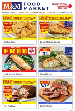 Preview of M&M Food Market weekly flyer / circulaire from shop M&M Food Market valid from Jul 23, 2026