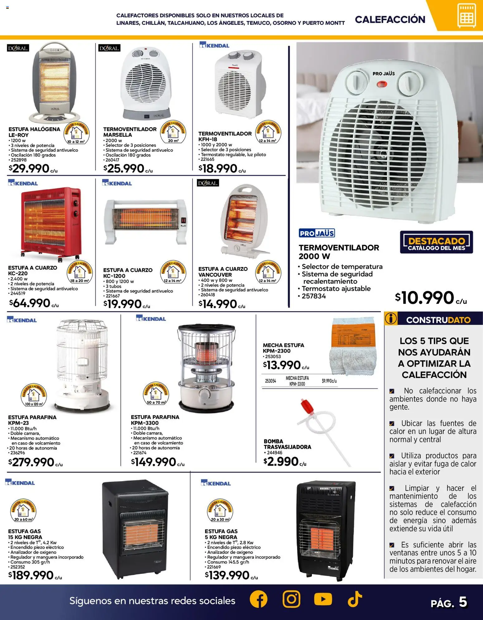 Construmart Ofertas │ válido desde el 01.05.2026 | Página: 5 | Productos: Caso, Estufa, Manguera