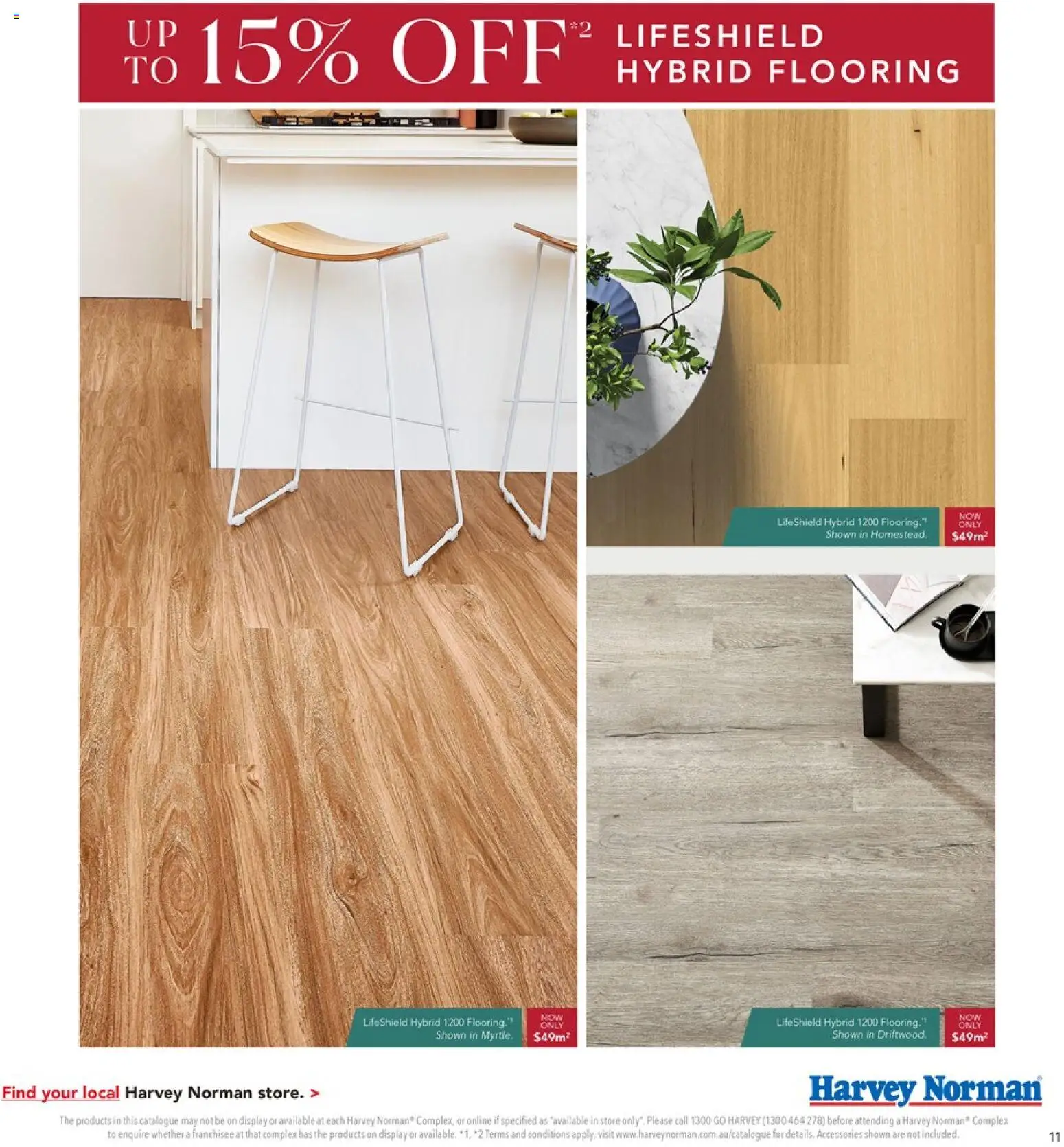Harvey Norman catalogue - valid from 03/09/2026 | Page: 11 | Products: Flooring, Accessories