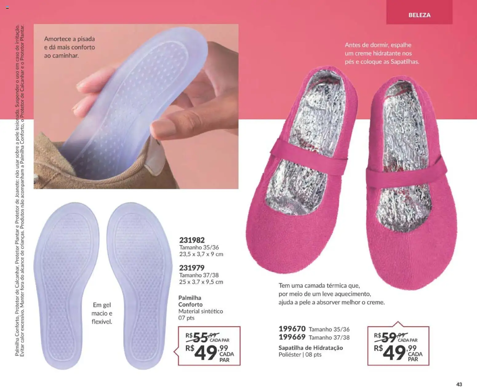 Avon Folheto - válido de 29/06/2026 | Página: 51 | Produtos: Creme, Protetor de calcanhar, Palmilha