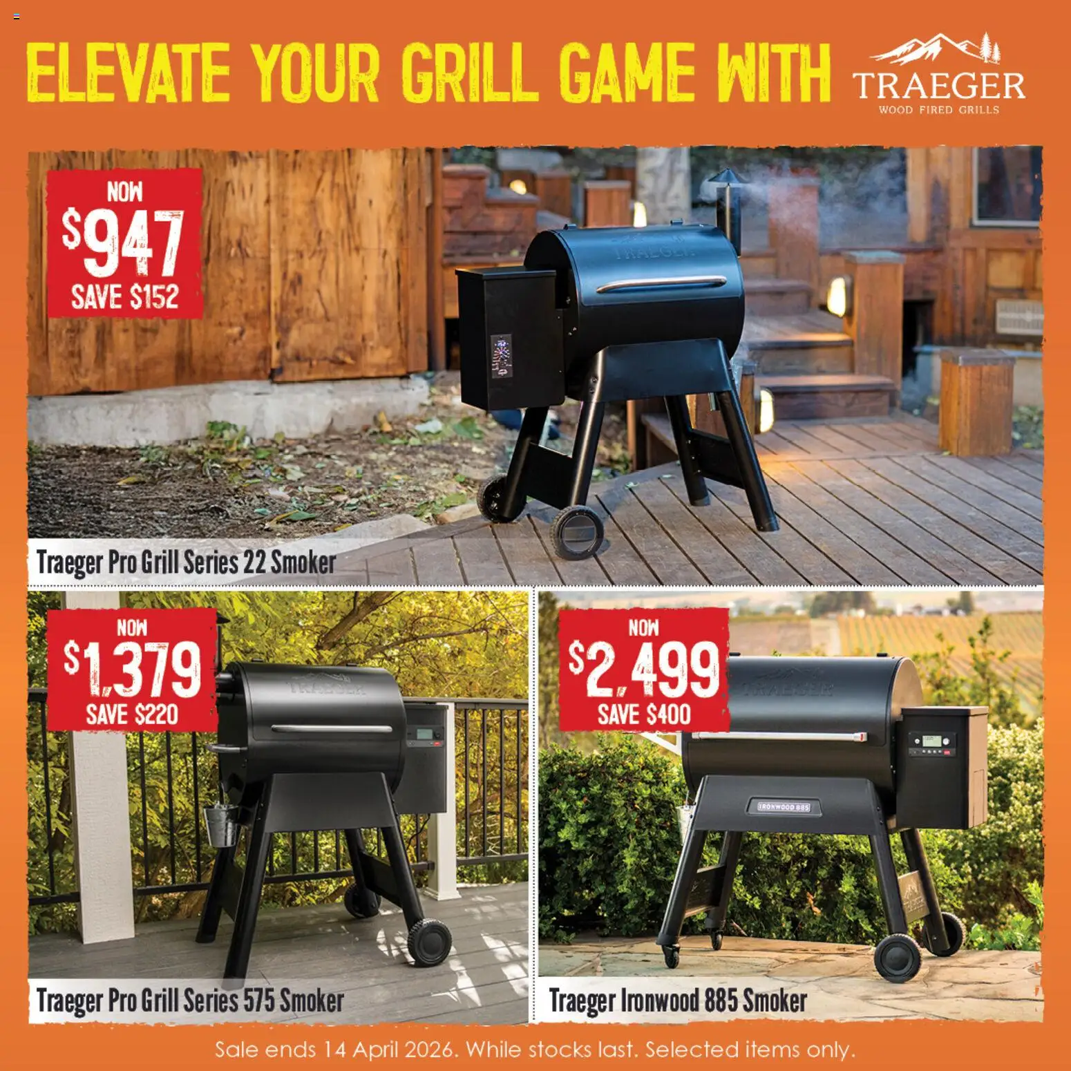 Barbeques Galore catalogue - valid from 26.03.2026 | Page: 5 | Products: Wood, Game, Grill