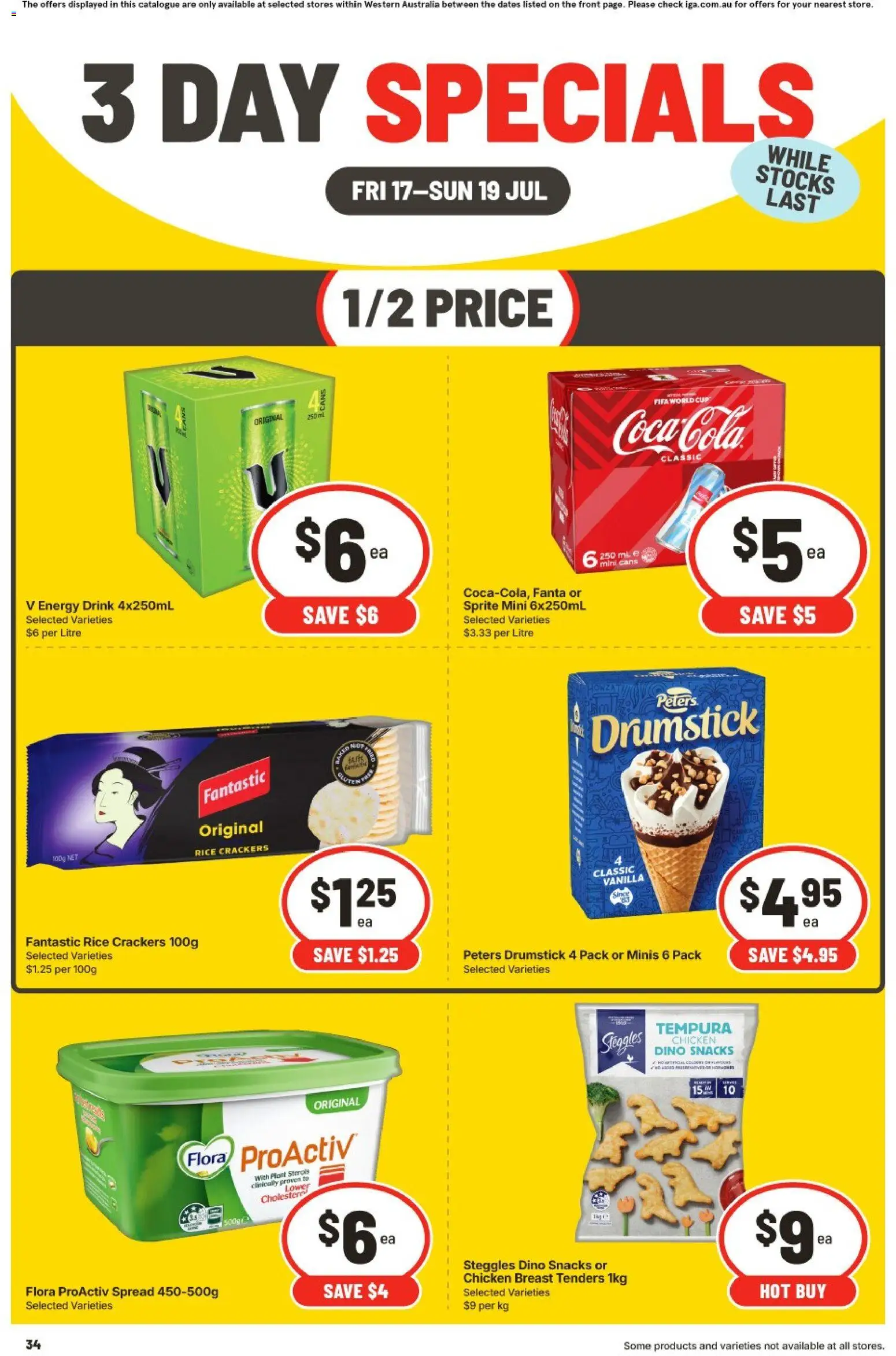 IGA catalogue - valid from 17/07/2026 | Page: 2 | Products: Crackers, Plant, Chicken, Rice