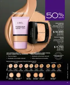 Catálogo L'Bel Campaña 10 válido desde el 01.06.2026 | Página: 21 | Productos: Brillo, Maquillaje, Mate, Base