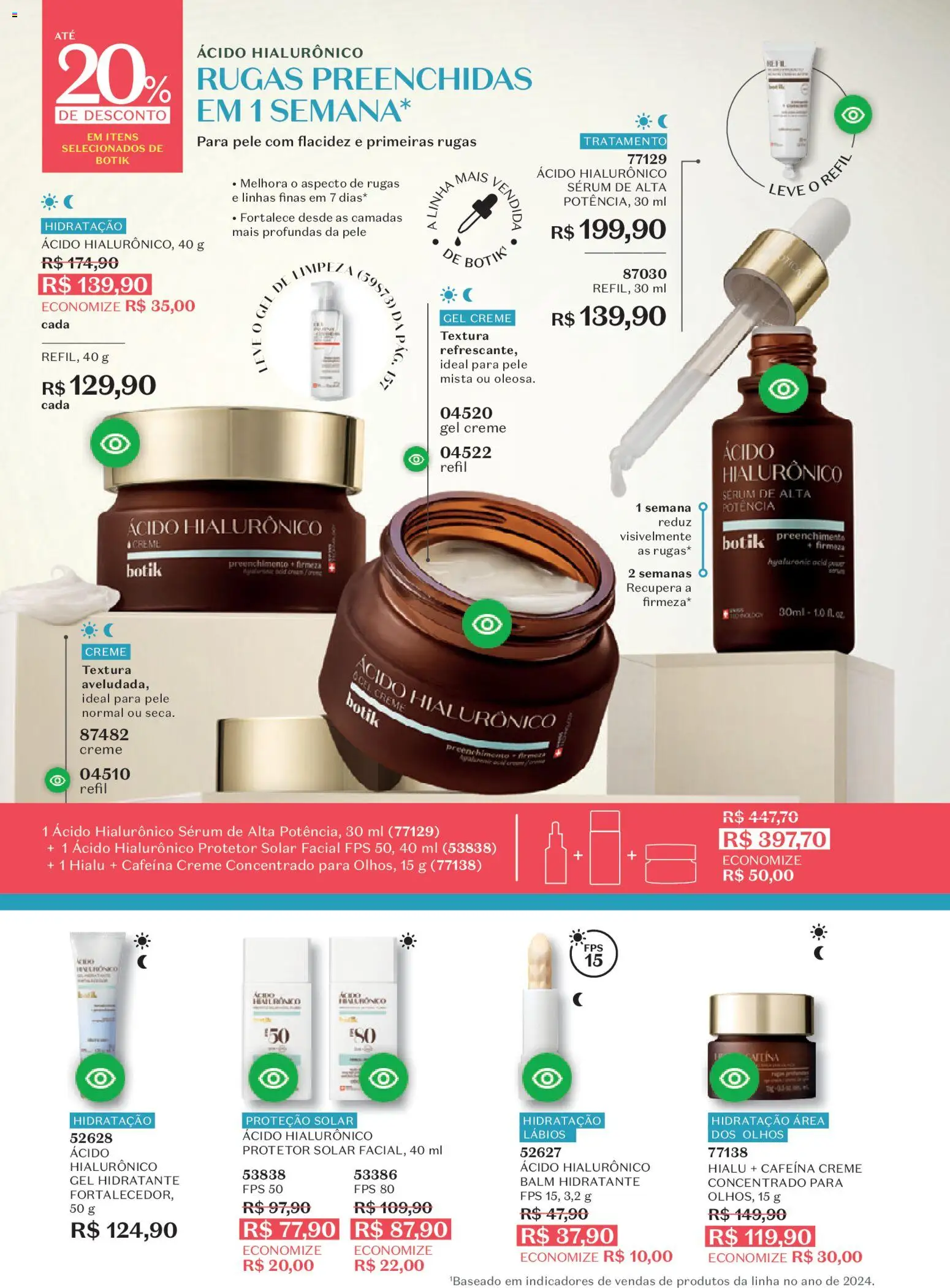 O Boticário Folheto - válido de 13.04.2026 | Página: 169 | Produtos: Protetor solar, Sérum, Creme, Protetor solar facial