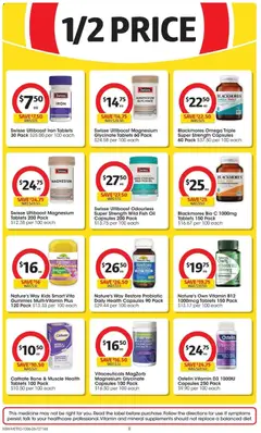 Preview of Coles catalogue - valid from 10.06.2026 | Page: 8 | Products: Oil, Fish oil, Iron, Tablets