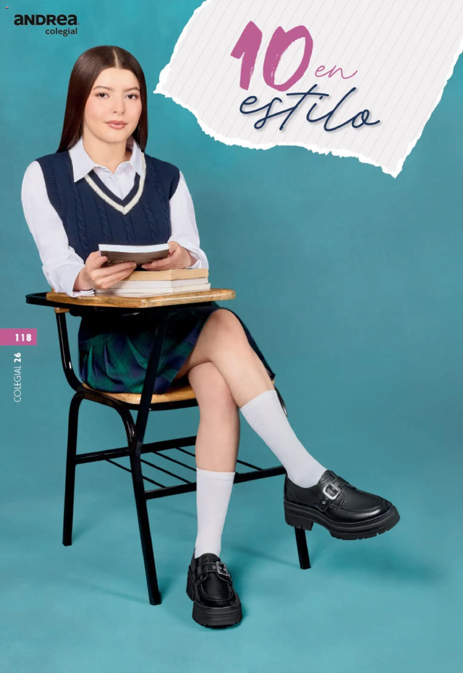 Nuevas ofertas de Andrea válidas en toda la República Mexicana desde el 23/05/2026. ¡Encuentra las mejores ofertas en Andrea catálogo Colegial! | Página: 118