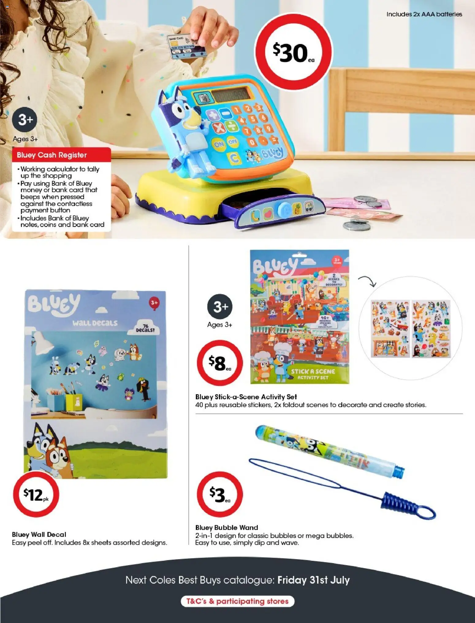 Coles catalogue - valid from 17/07/2026 | Page: 10 | Products: Peel, Batteries, Calculator