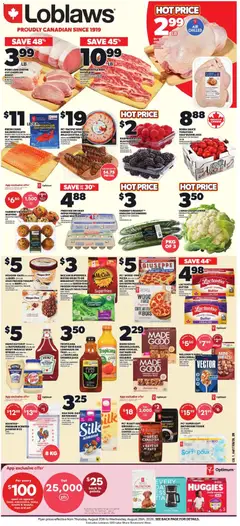Preview of Loblaws weekly flyer / circulaire from shop Loblaws valid from Aug 20, 2026