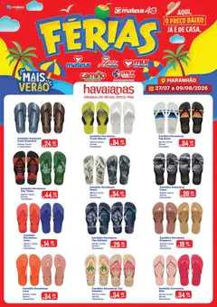 Mateus ofertas Havaianas - Pré-Visualização do folheto da loja Mateus, válido de 27/07/2026