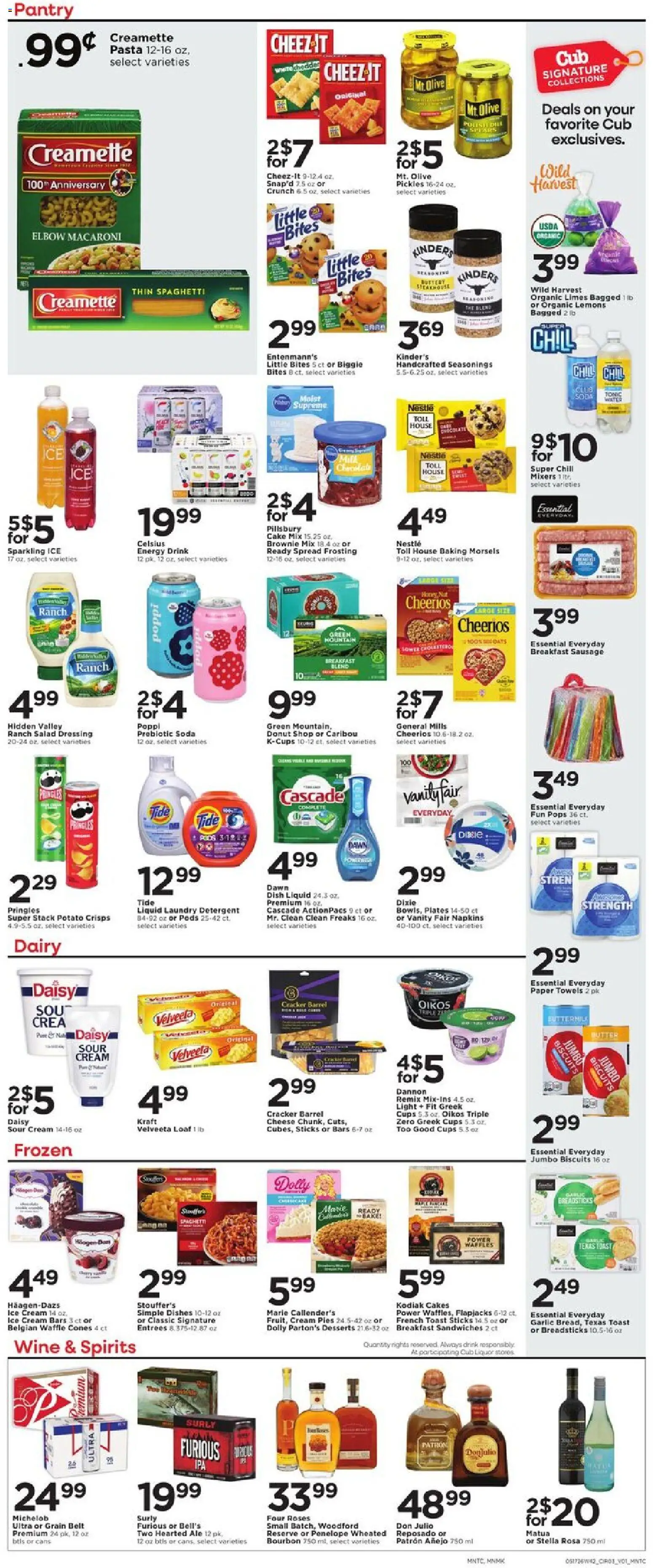 Cub Foods Weekly Savings - MN - valid from 17.05.2026 | Page: 5 | Products: Bourbon, Pasta, Garlic, Belt