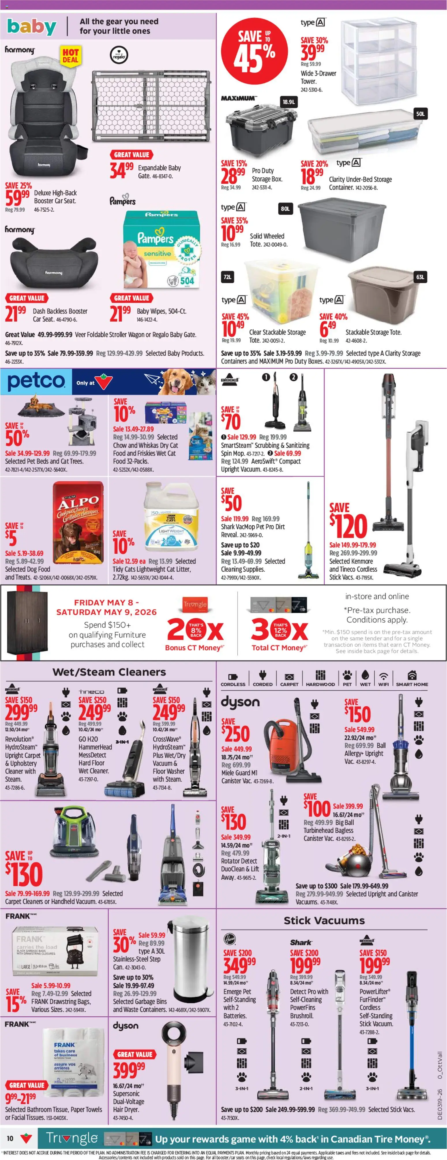 Canadian Tire flyer valid from 07.05.2026 | Page: 10 | Products: Game, Carpet