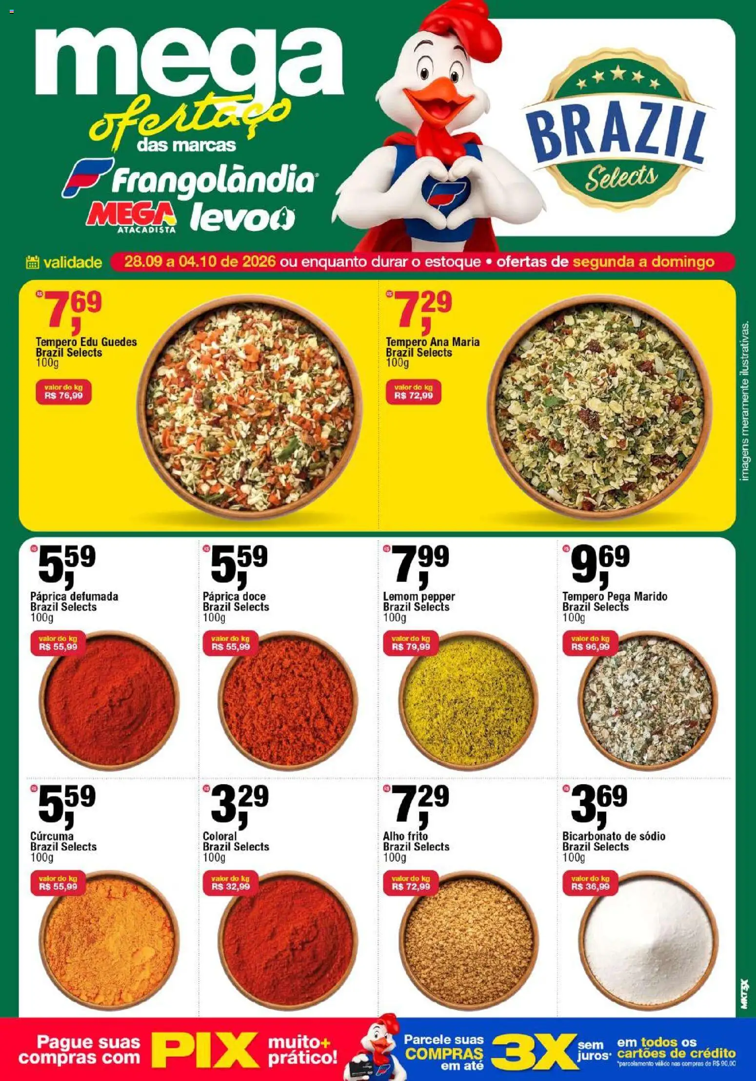 Frangolândia Folheto - válido de 28/09/2026 | Página: 3 | Produtos: Doce, Bicarbonato de sódio