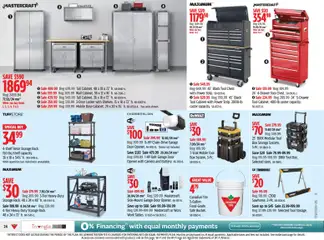 Preview of Canadian Tire weekly flyer from shop Canadian Tire valid from Jul 16, 2026 | Page: 24 | Products: Belt, Camera, Cabinet, Box