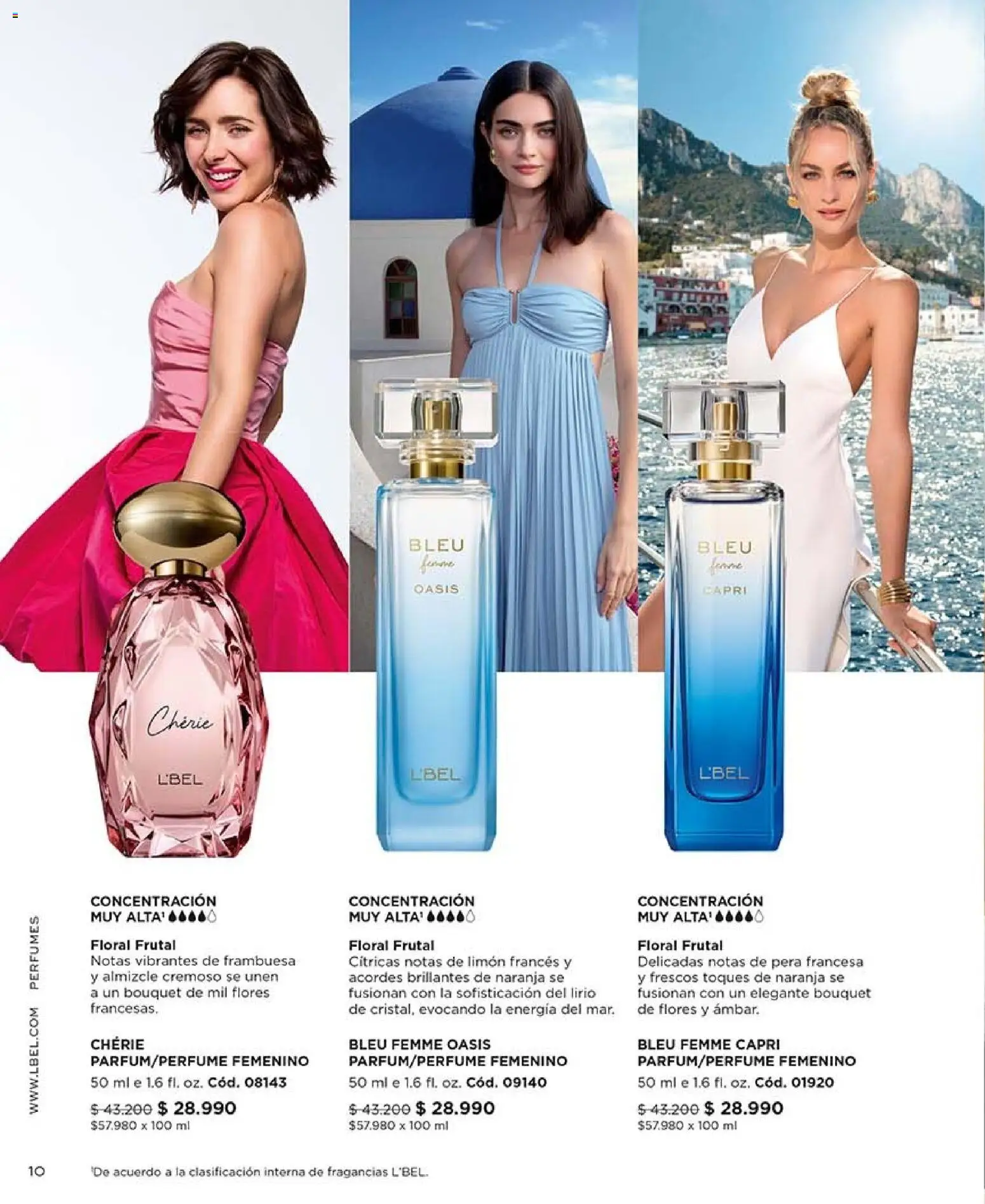 Catálogo L'Bel Campaña 16 │ válido desde el 28.09.2026 | Página: 10 | Productos: Limón, Perfumes, Flores, Pera