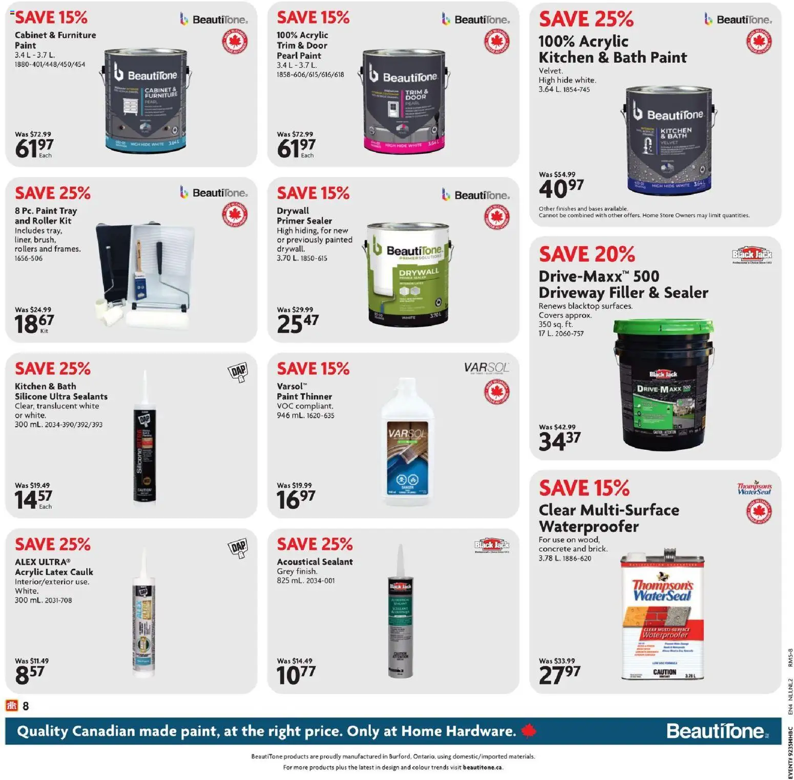Home Hardware flyer valid from Aug 27, 2026 | Page: 20