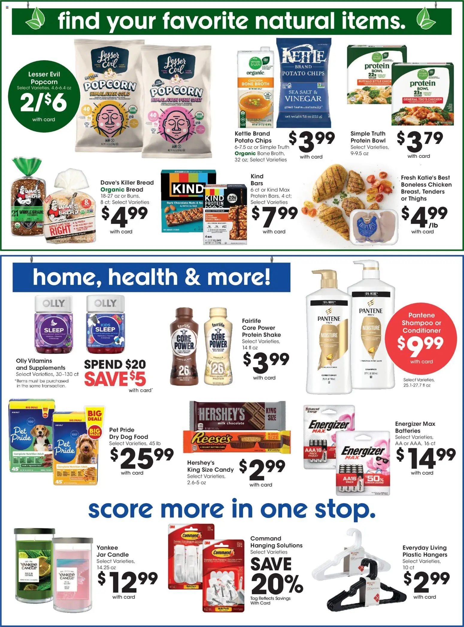 Fry's Food Weekly Ad - valid from 09/09/2026 | Page: 9 | Products: Organic bread, Shampoo, Nuts, Salt