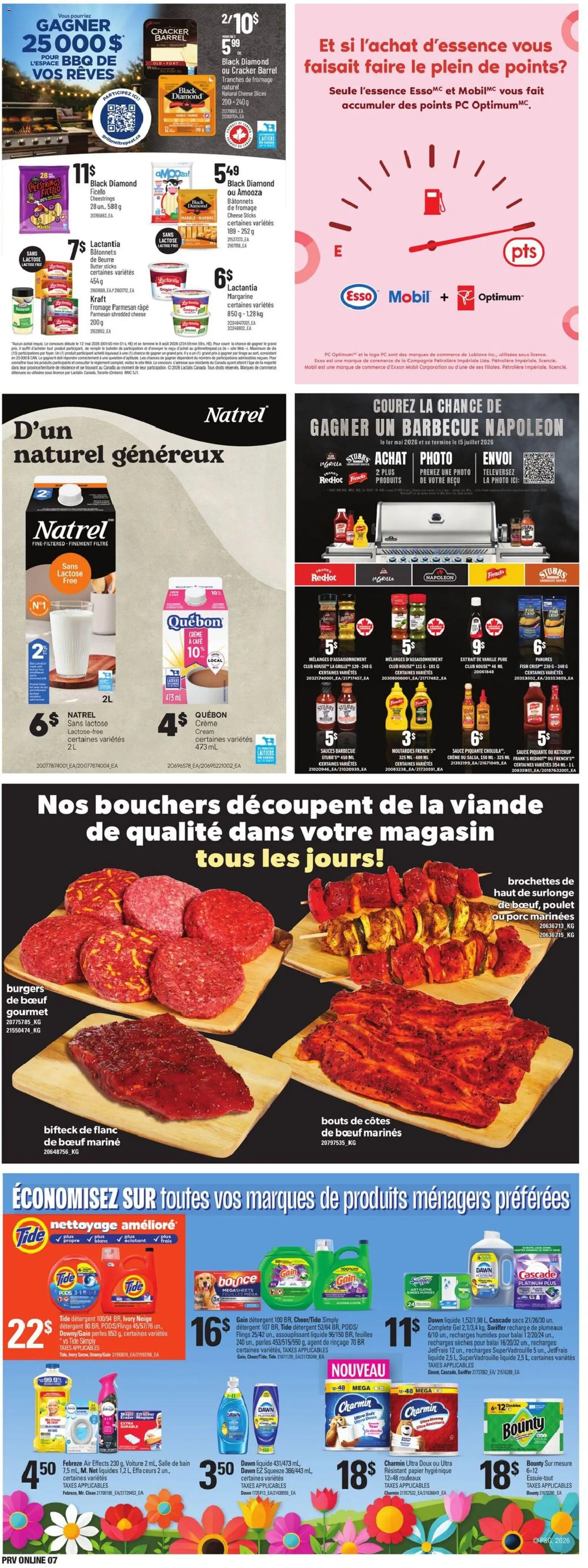 Provigo flyer valid from 21.05.2026 | Page: 10 | Products: Fish, Ketchup, Cream, Cheese