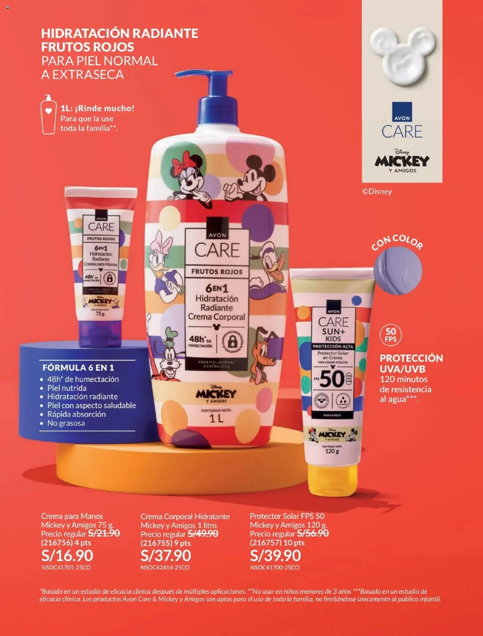 Catálogo Avon válido desde 24.05.2026 | Página: 145 | Productos: Protector solar, Crema