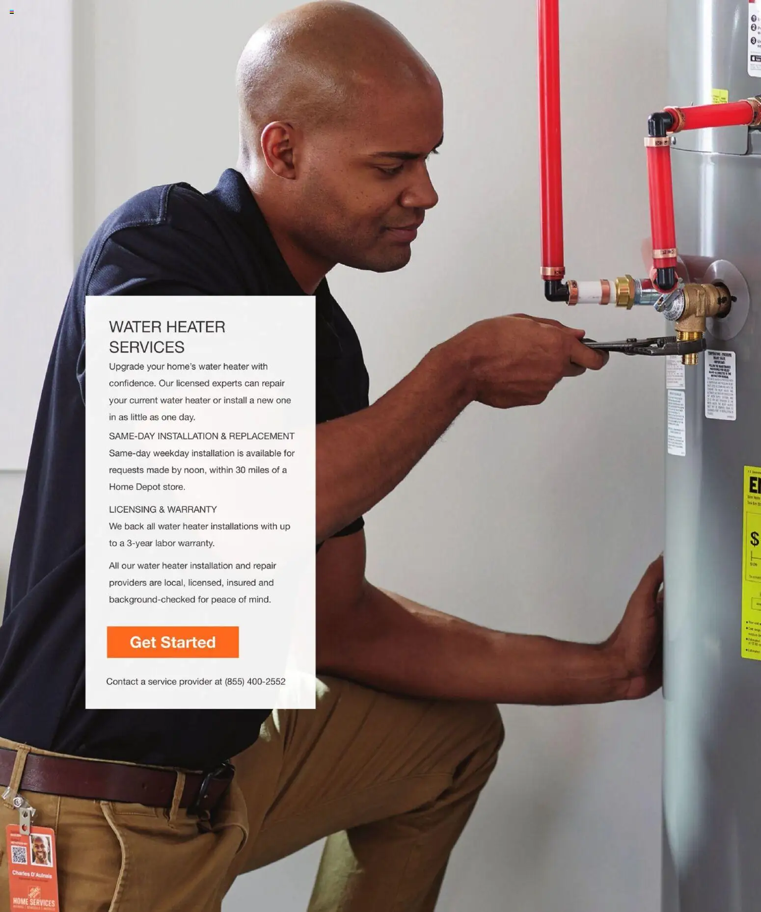 Home Depot Home Services Catalog - valid from 09/17/2026 | Page: 56 | Products: Water, Water Heater