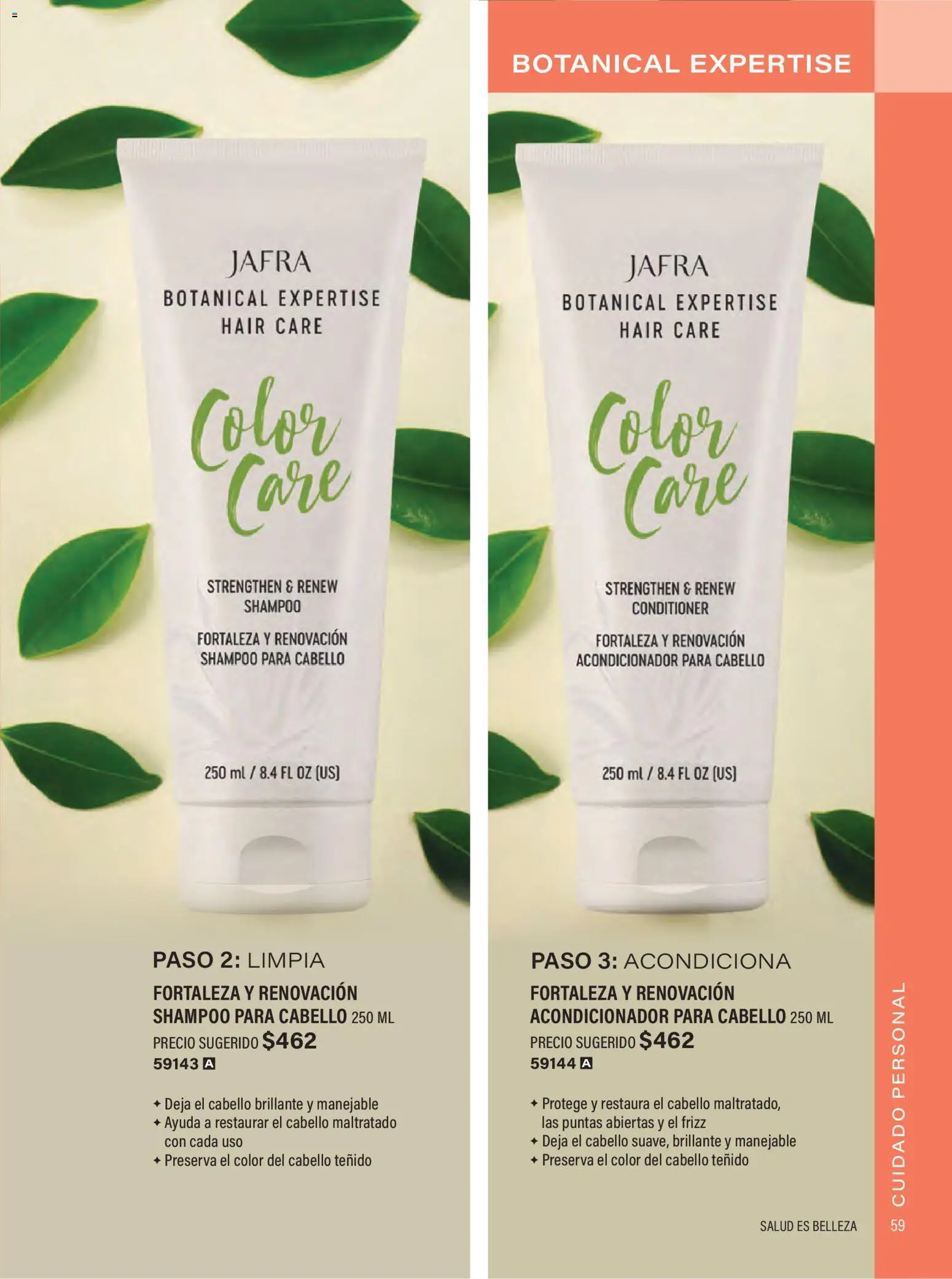 Nuevas ofertas de JAFRA válidas en toda la República Mexicana desde el 01.02.2026. ¡Encuentra las mejores ofertas en JAFRA catálogo Organizador de Ventas! | Página: 59 | Productos: Acondicionador